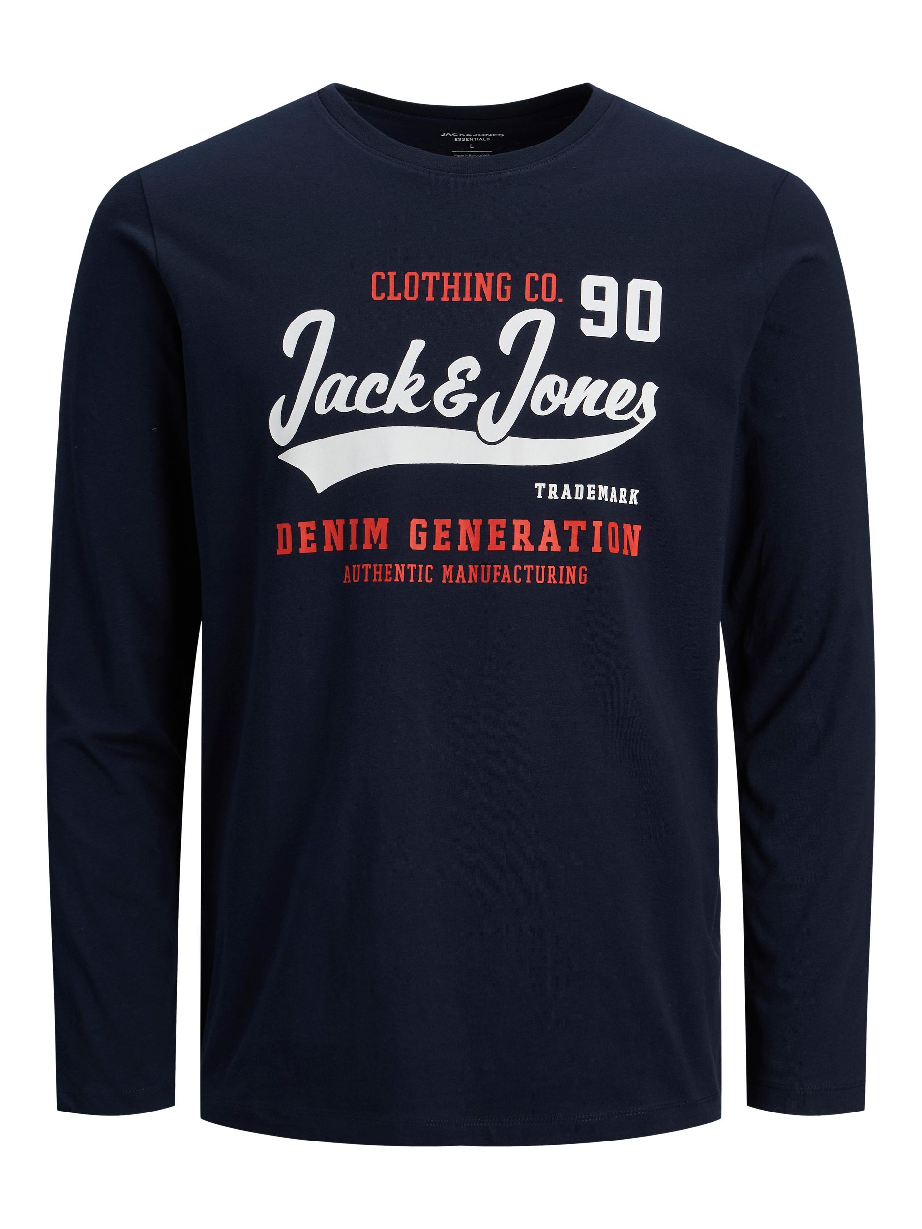 Jack & Jones Longsleeve Logo Langarmshirt 