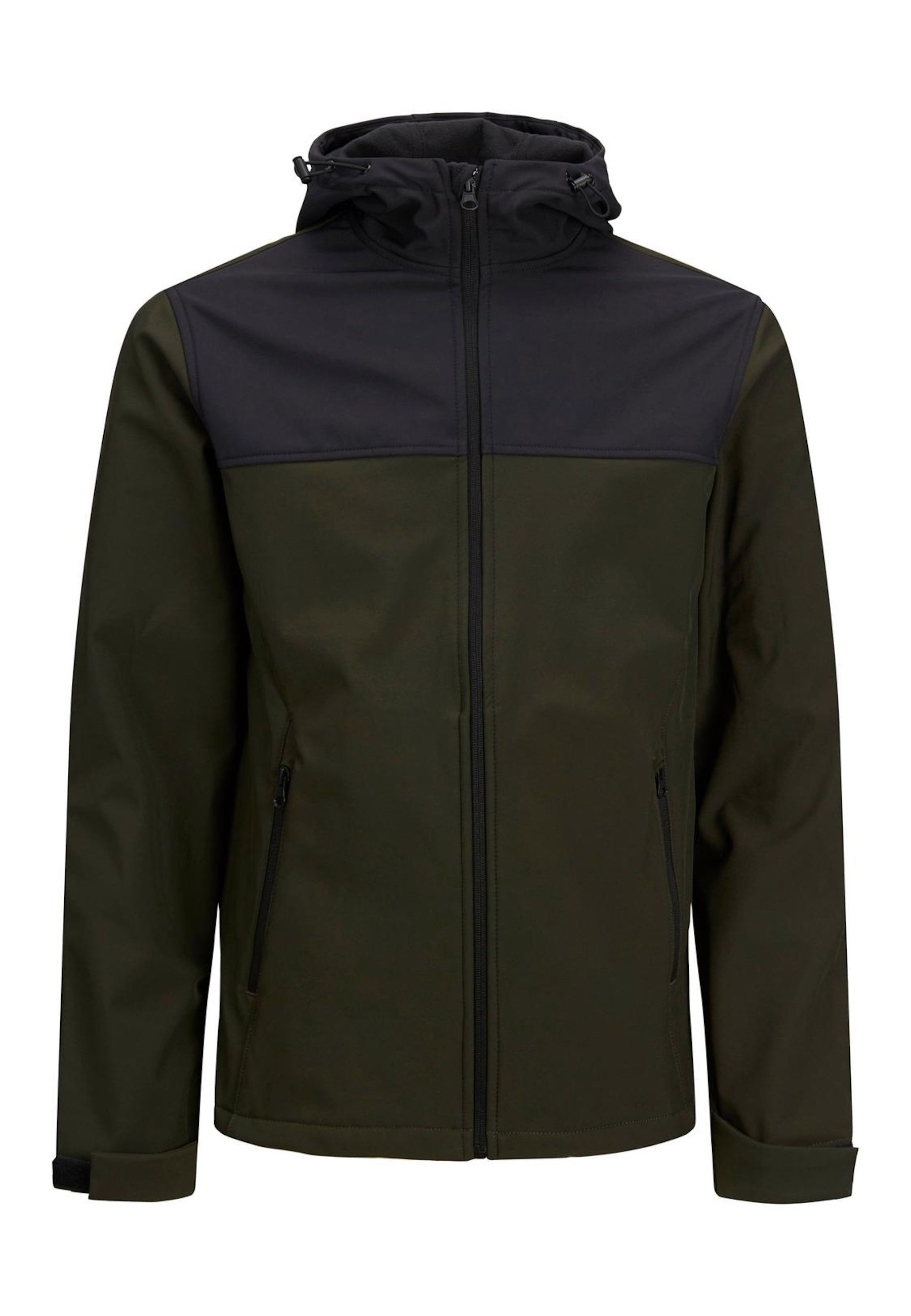 Jack & Jones Jacke Marvin Softshell-Jacke mit Klettb&uuml;ndchen 