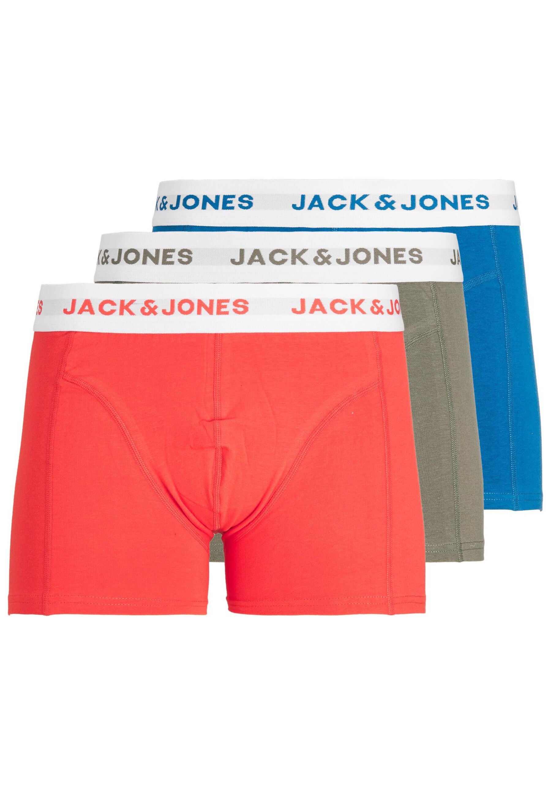 Jack & Jones Trunk Boxershorts JACDANIEL TRUNKS im 3 Pack mit Logo-Bund 