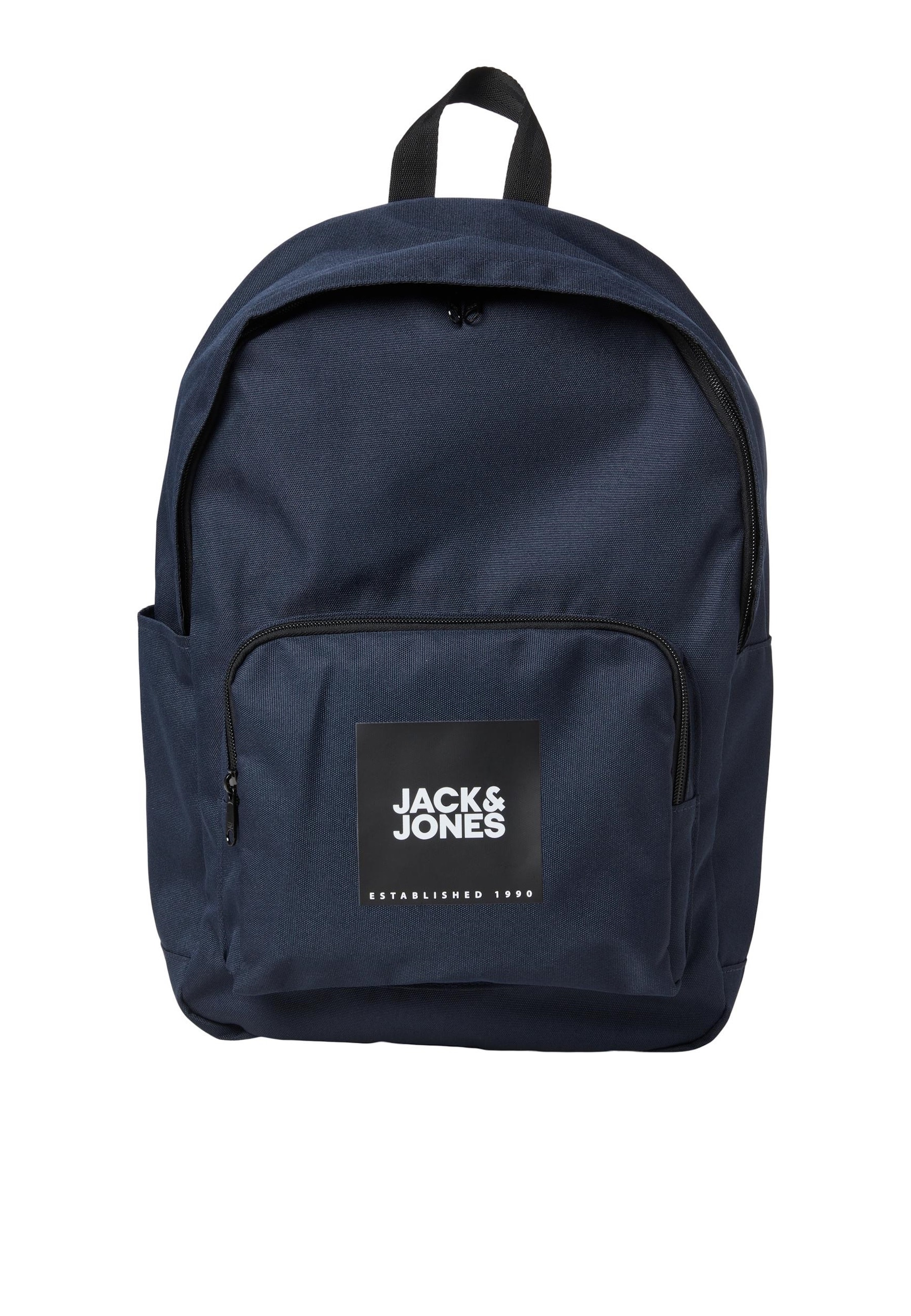 Jack & Jones Rucksack Back to School Backpack mit Haupt, Front- und Seitenfach 