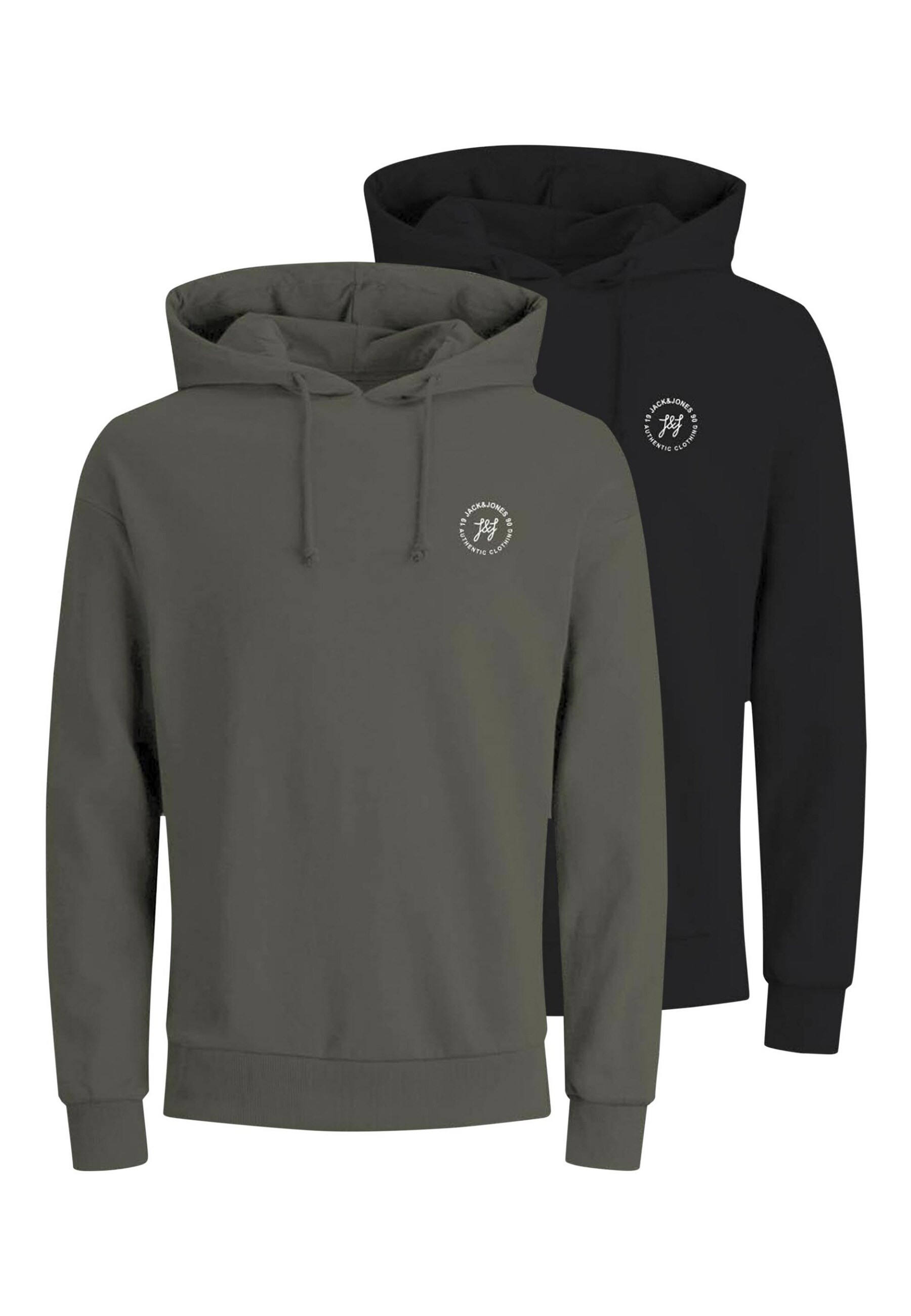 Jack & Jones Hoodie Jaxon Kapuzensweatshirt Doppelpack 