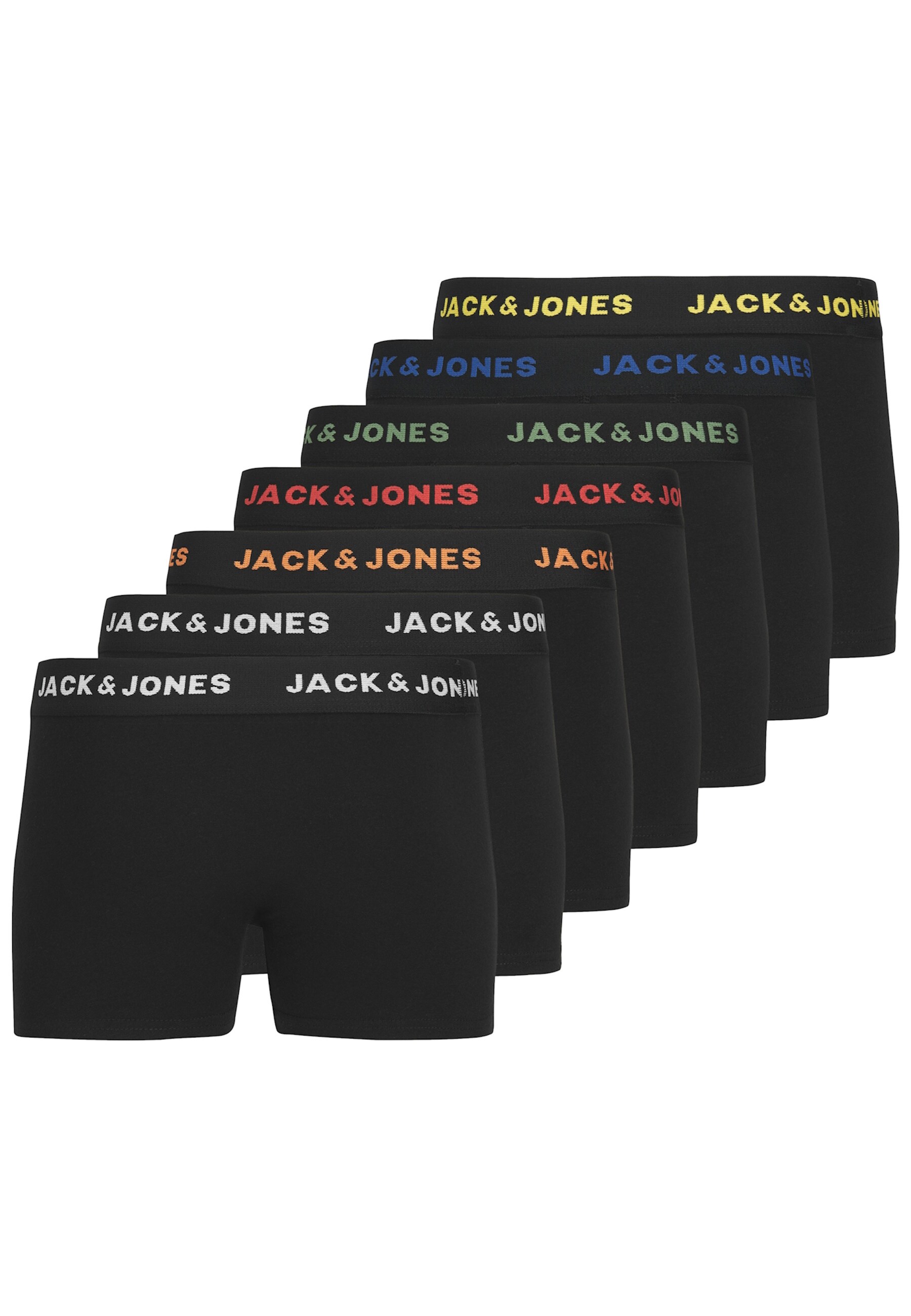 Jack & Jones Junior Boxershorts BASIC Unterhosen Siebener Pack 