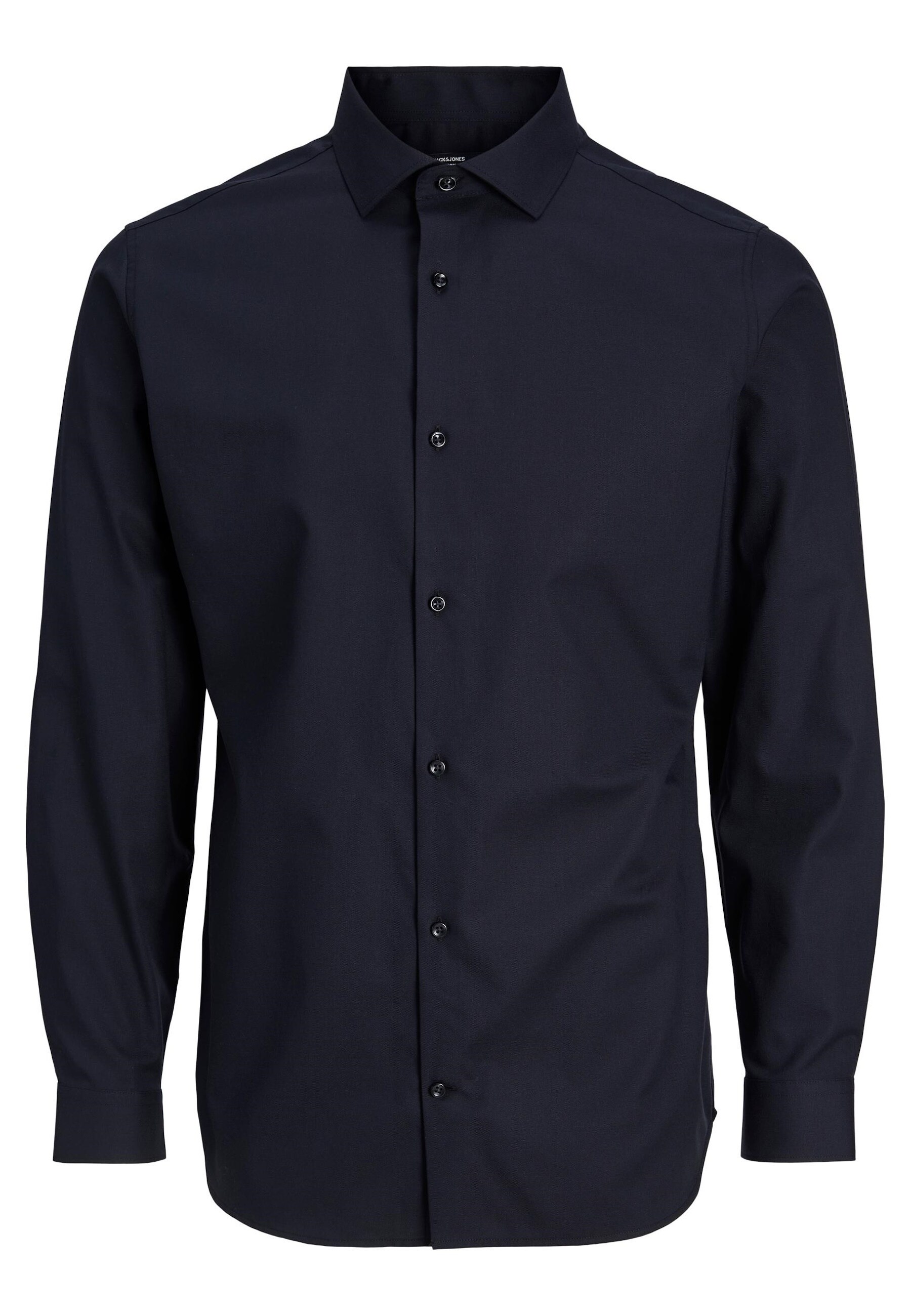 Jack & Jones Hemd PARKER Slimfit Langarmhemd mit Kent-Kragen 