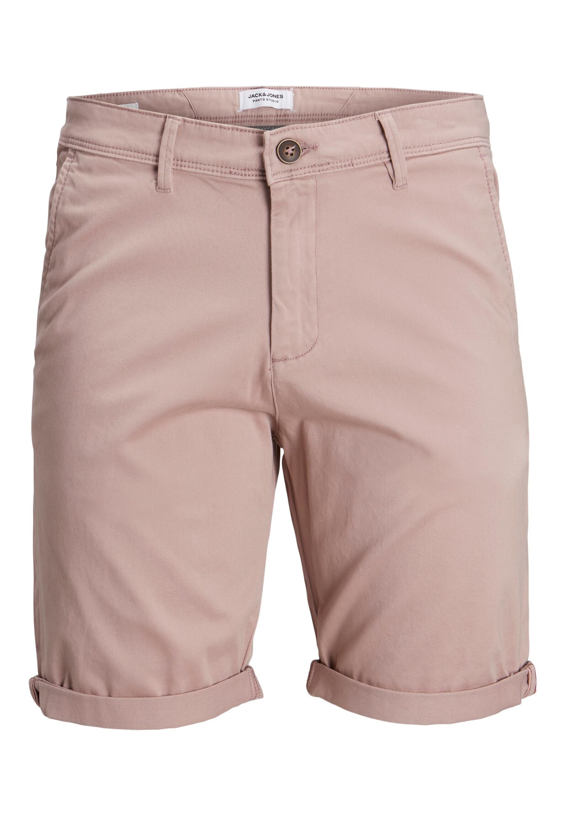 Jack & Jones Shorts Unifarbene Chino-Shorts JAGGER mit seitlichen Eingrifftaschen und G&uuml;rtelschlaufen in Regular Fit 