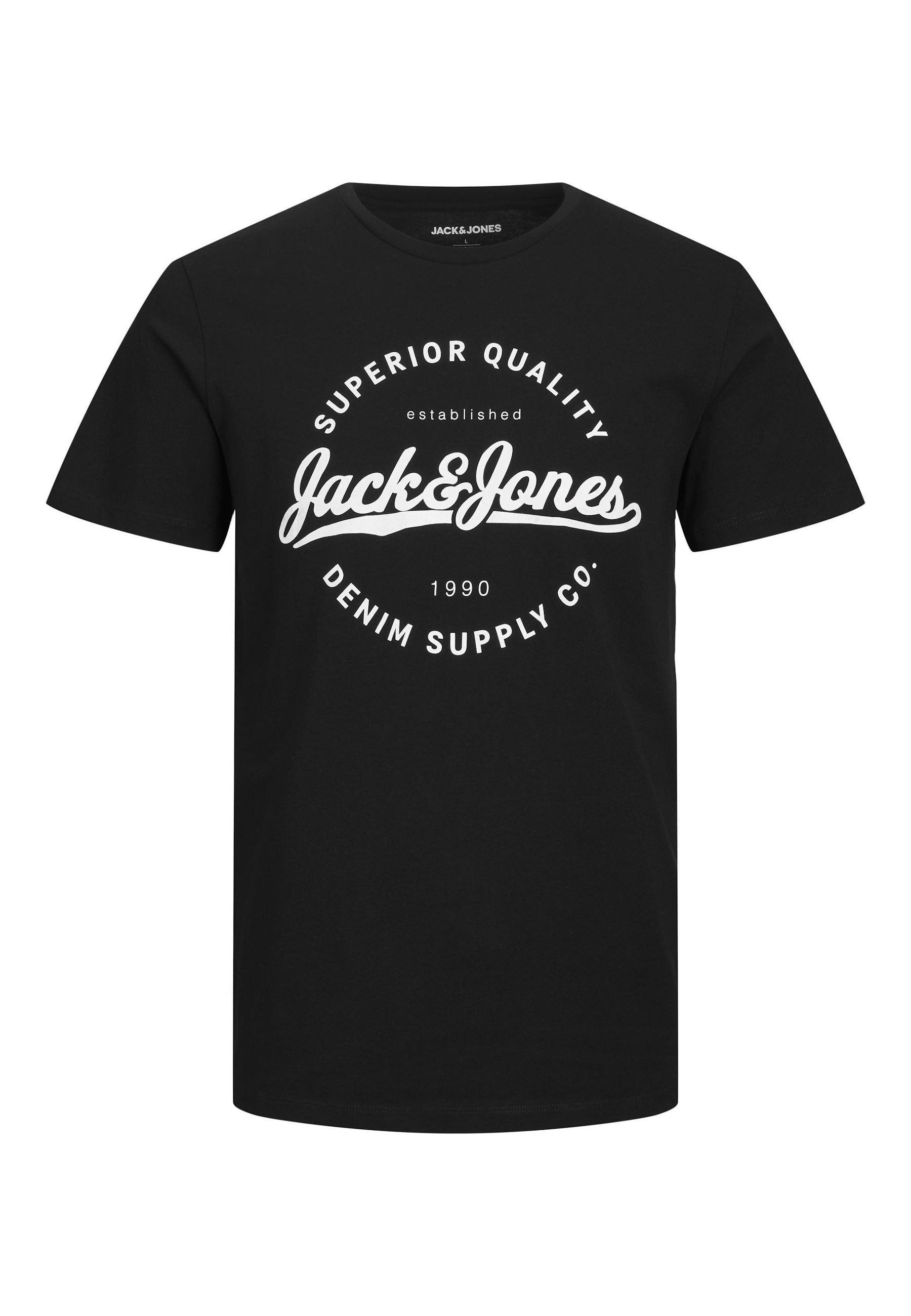 Jack & Jones T-Shirt Stanli Kurzarmshirt mit Frontprint 