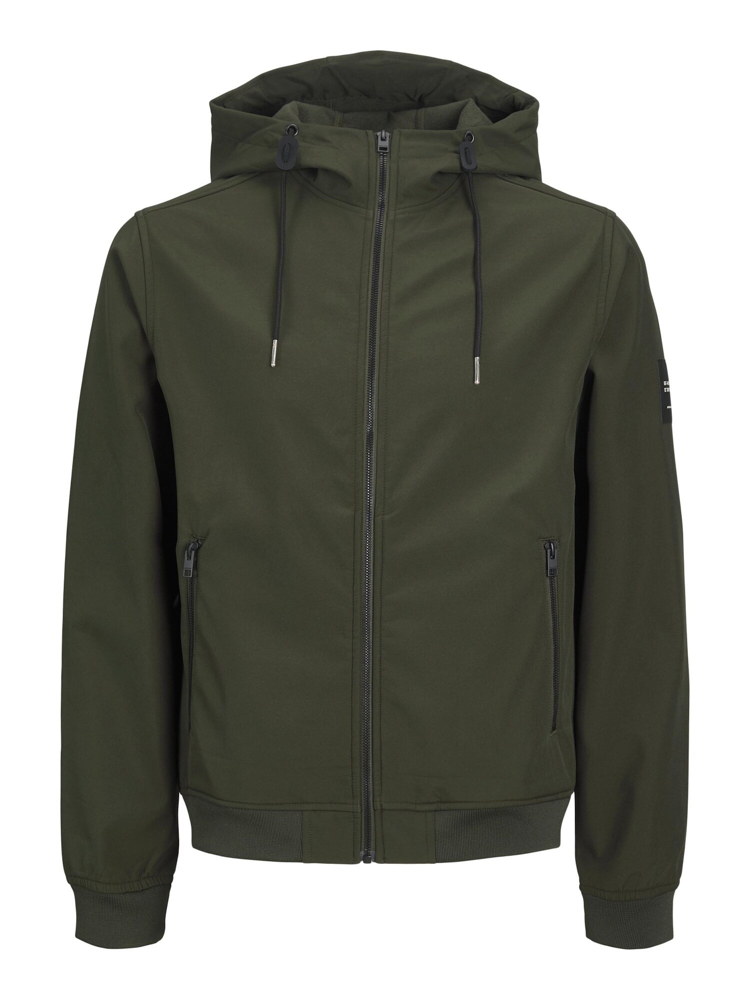 Jack & Jones Jacke BASIC Softshelljacke mit Kapuze und Rei&szlig;verschluss 