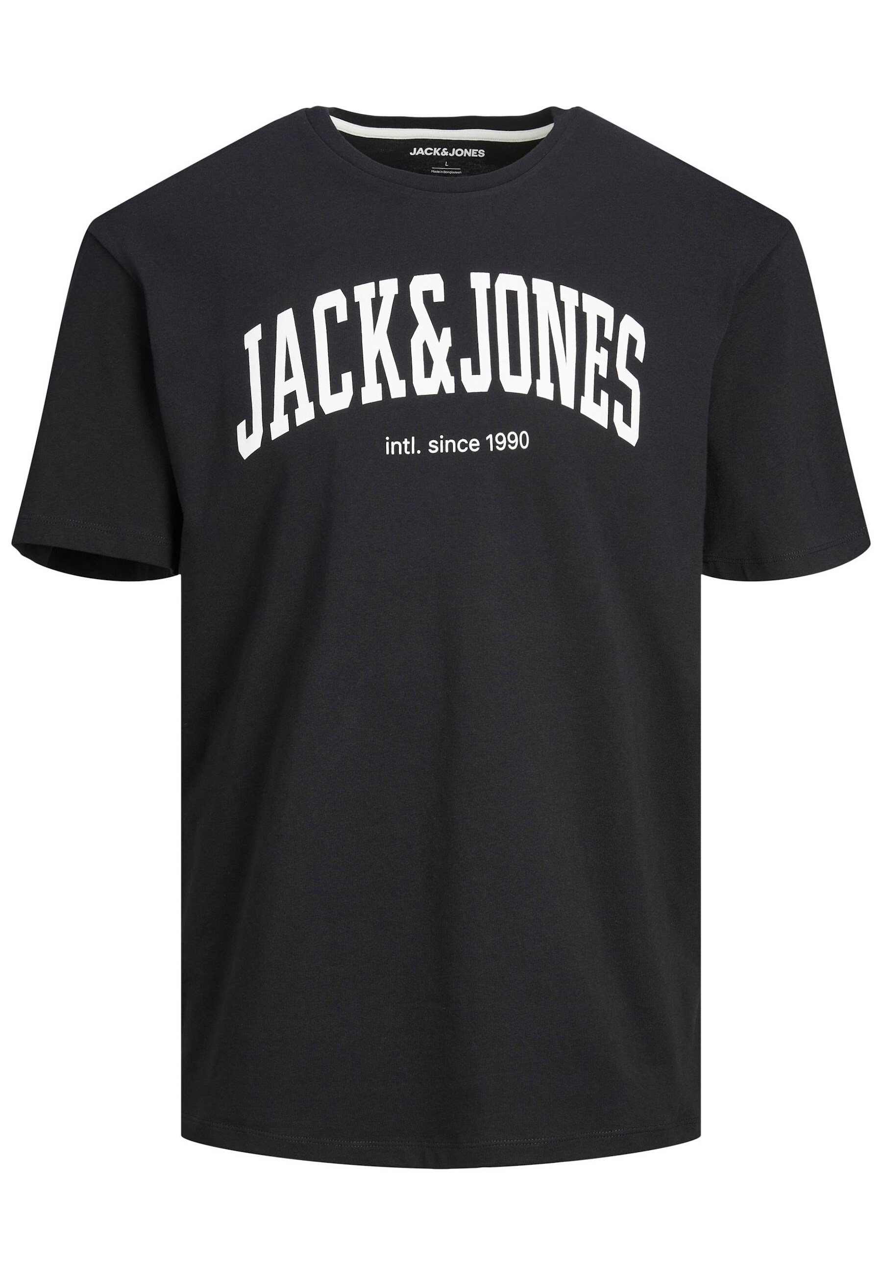 Jack & Jones T-Shirt JOSH Kurzarmshirt mit Label-Print 