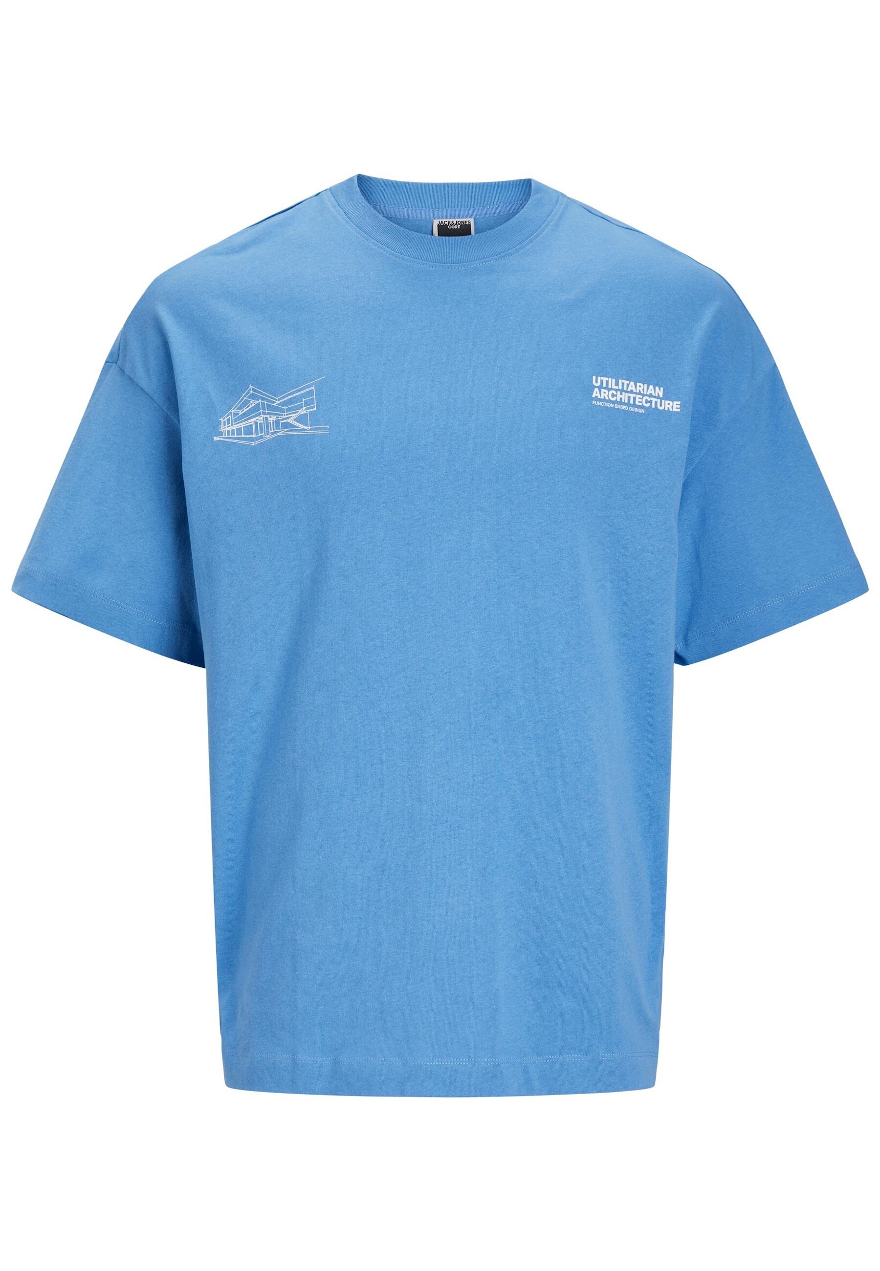 Jack & Jones T-Shirt ARCH Kurzarmshirt mit Rundhalsausschnitt und Print 
