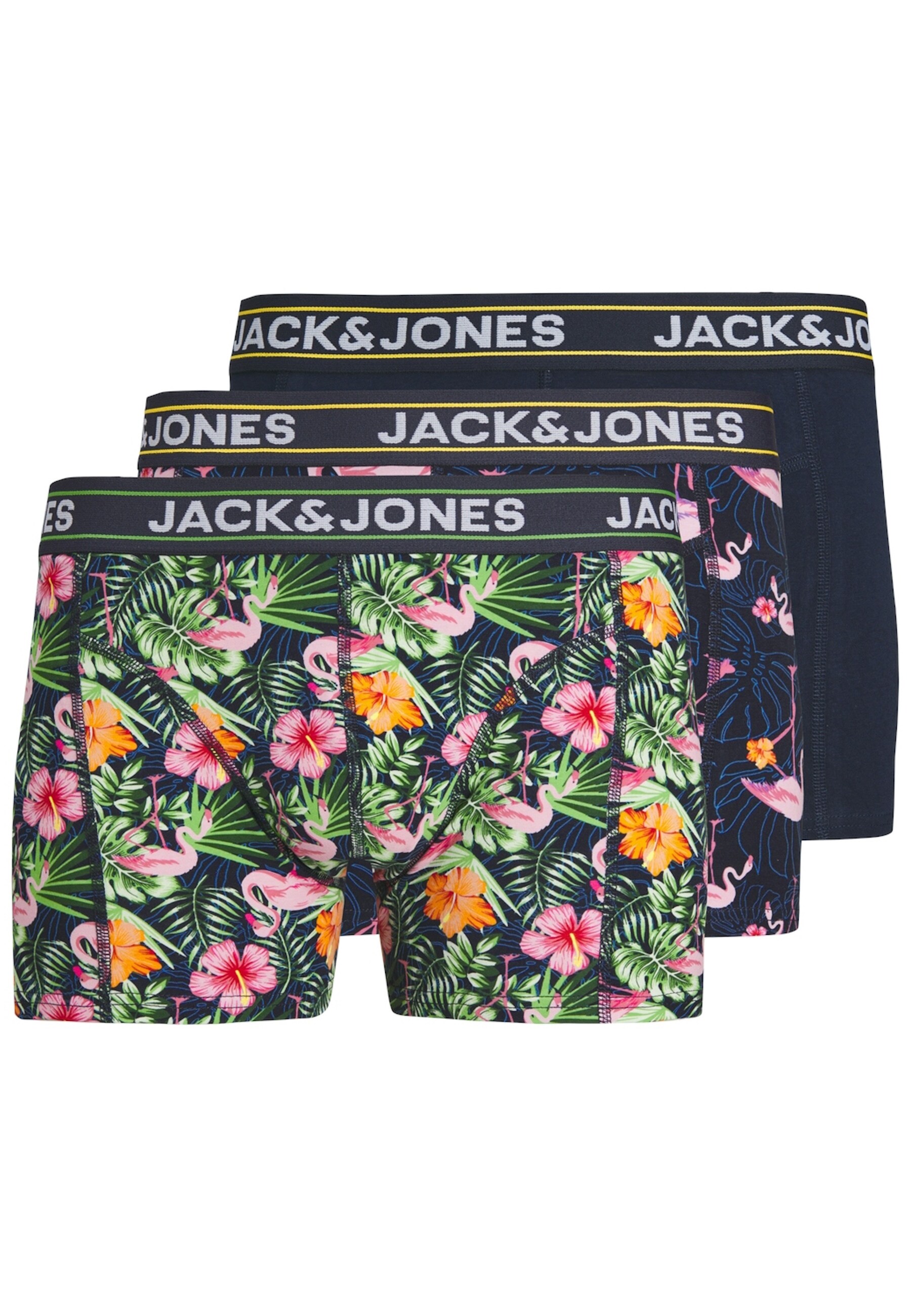 Jack & Jones Unterhose PINK FLAMINGO Trunks 3er Pack 