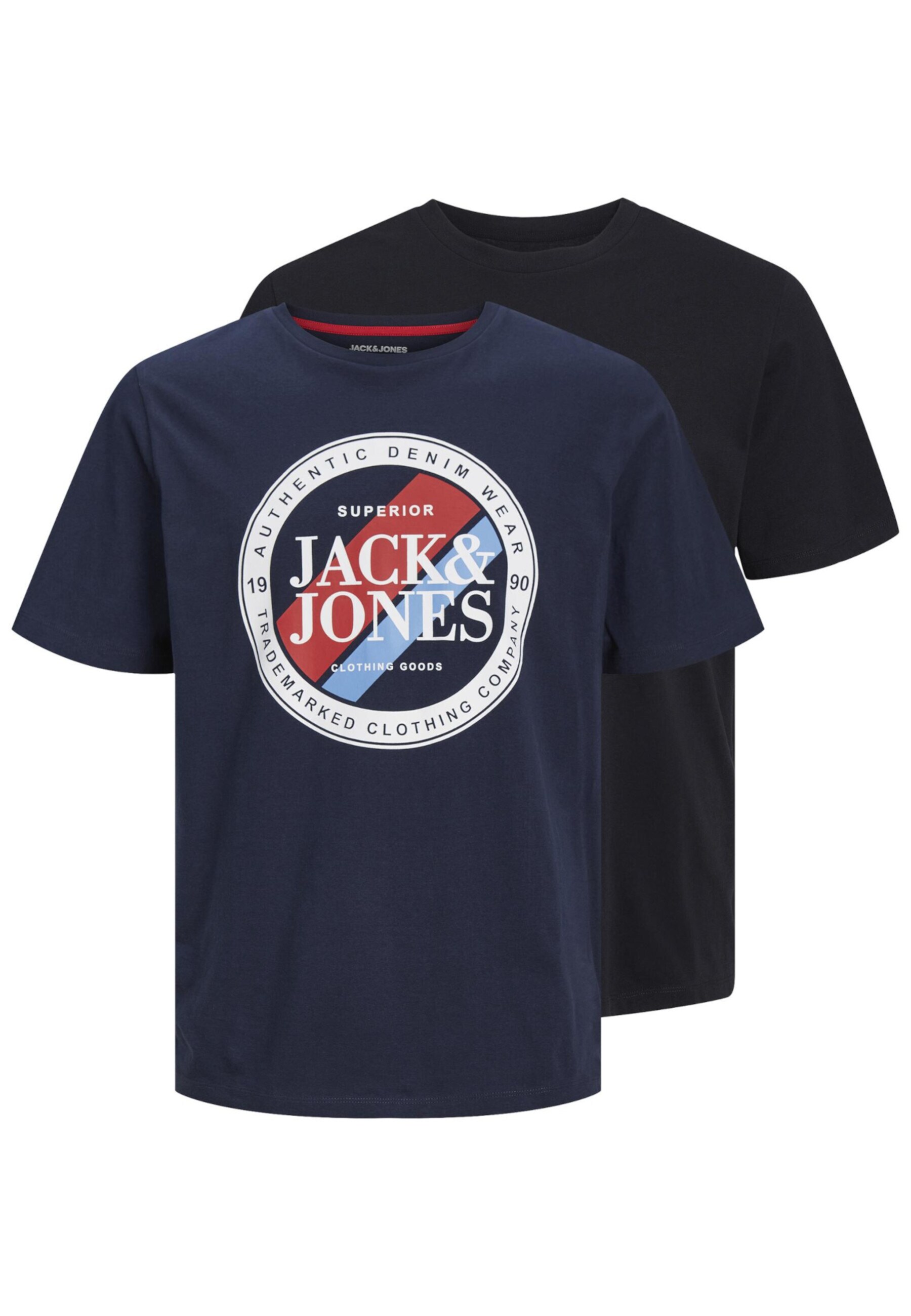 Jack & Jones T-Shirt Loyd & Loof T-Shirt mit Print Mix 2 Pack 
