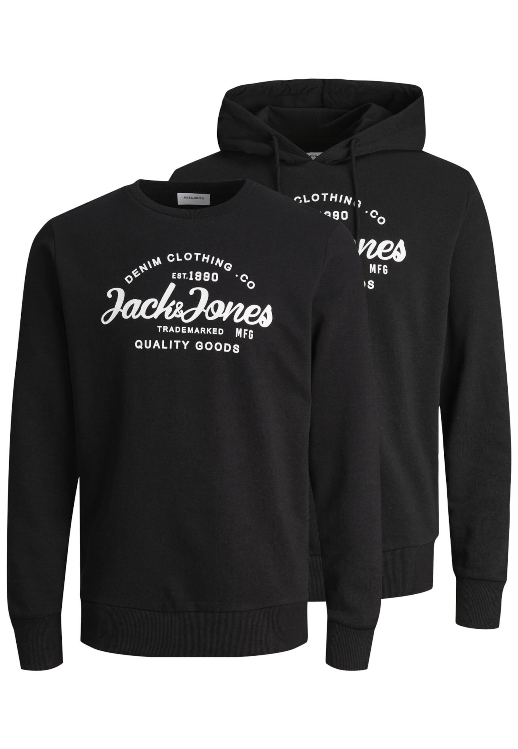 Jack & Jones Hoodie-Sweatshirt Forest Kapuzensweatshirt Doppelpack 