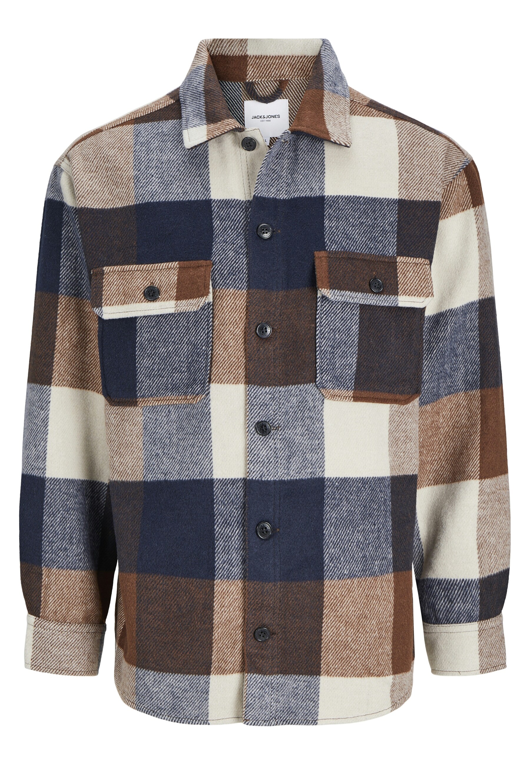 Jack & Jones Hemd BRADLEY OLLIE Langarmhemd 