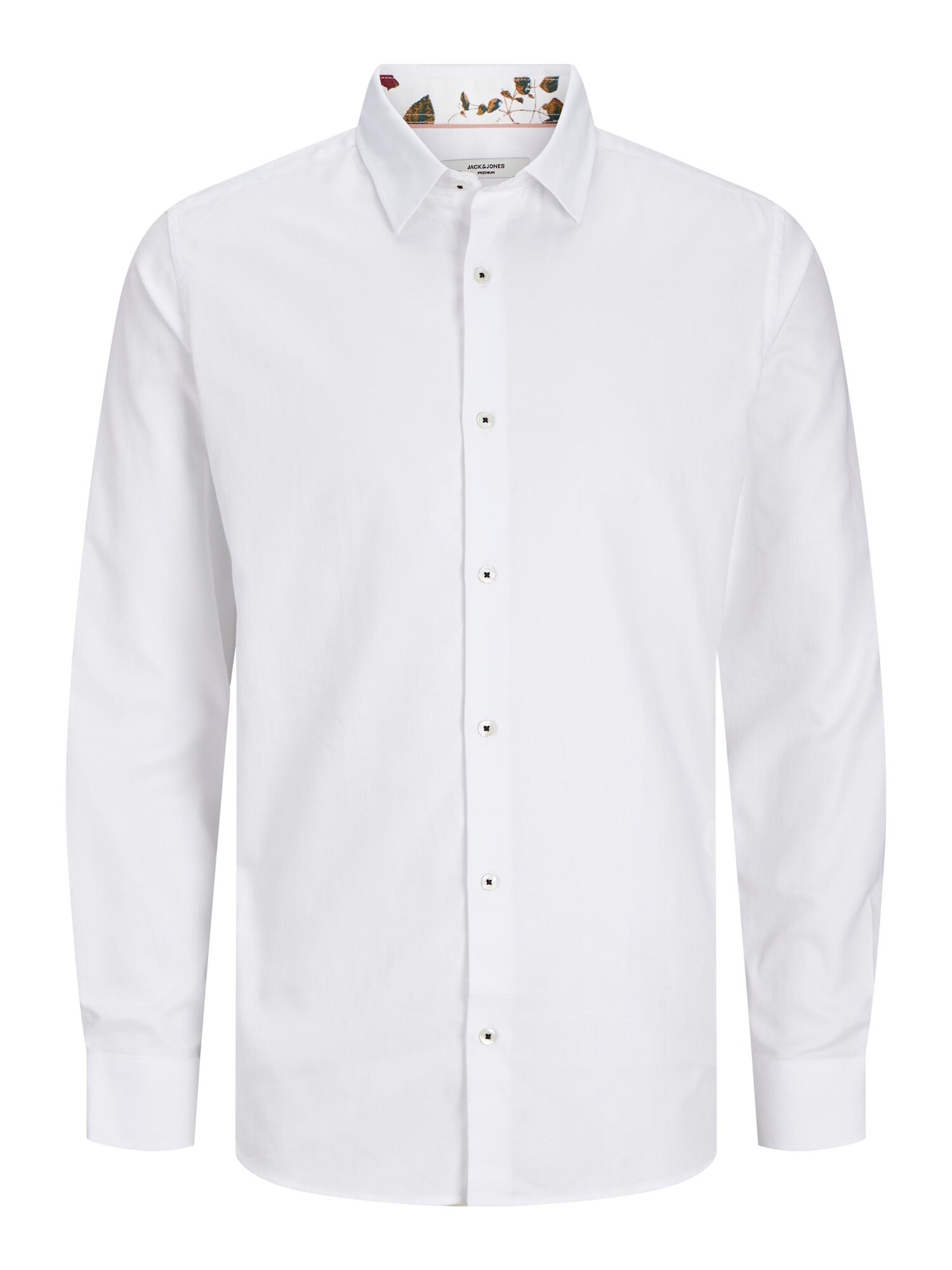 Jack & Jones Hemd NORDIC FLORES Langarmhemd mit Kent-Kragen 
