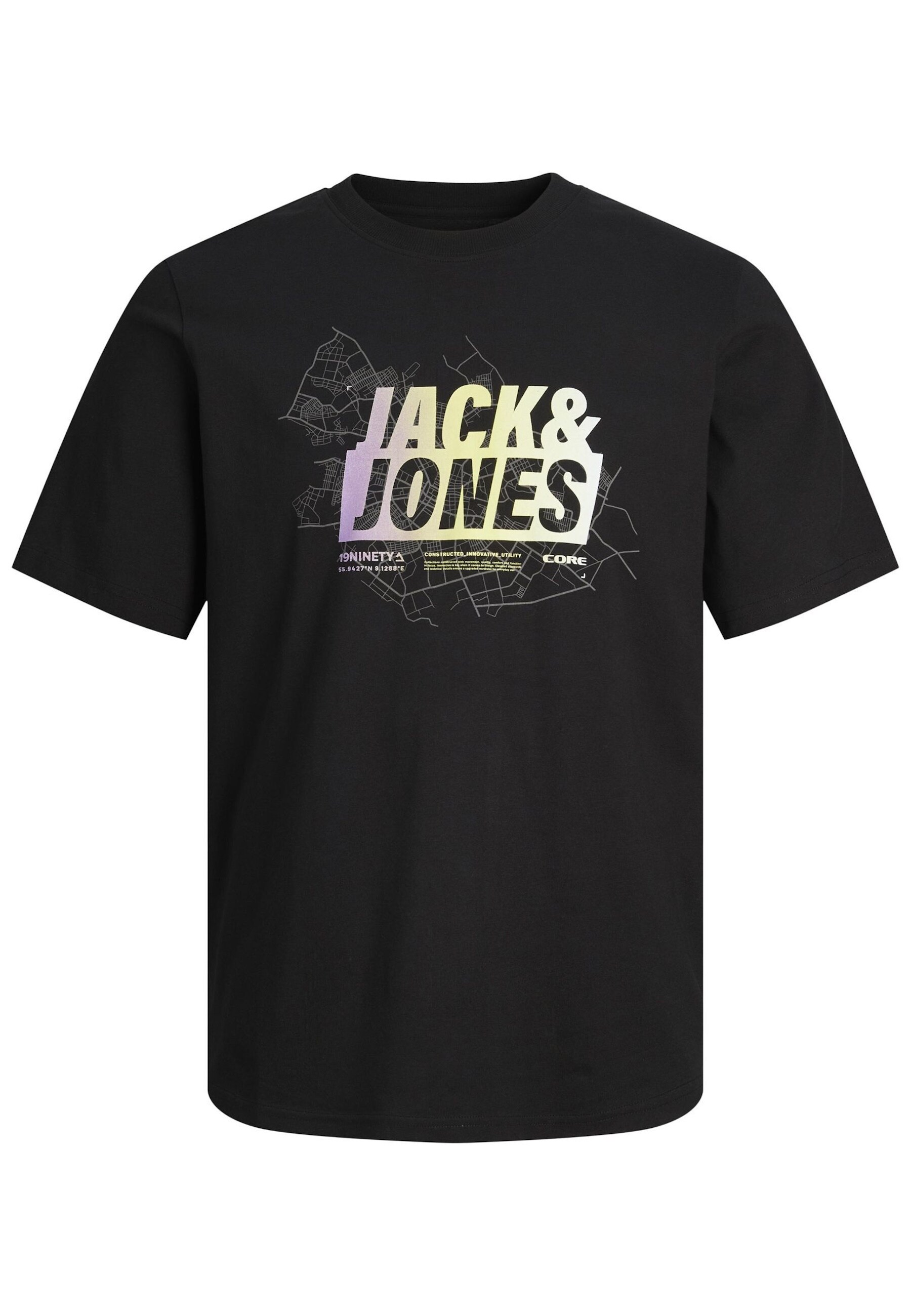 Jack & Jones T-Shirt MAP SUMMER Kurzarmshirt 