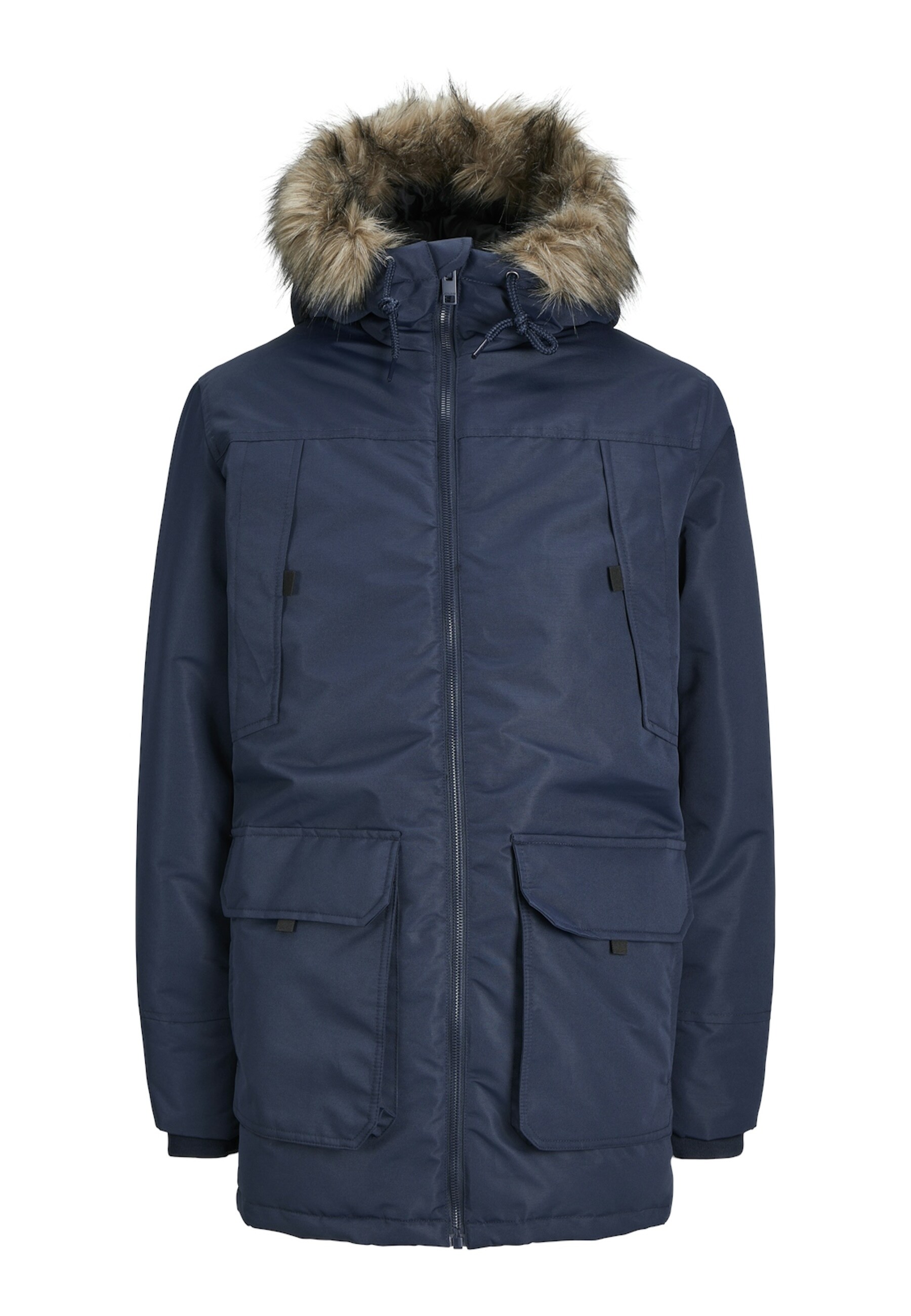 Jack & Jones Parka CONSTRUCT lange Jacke 