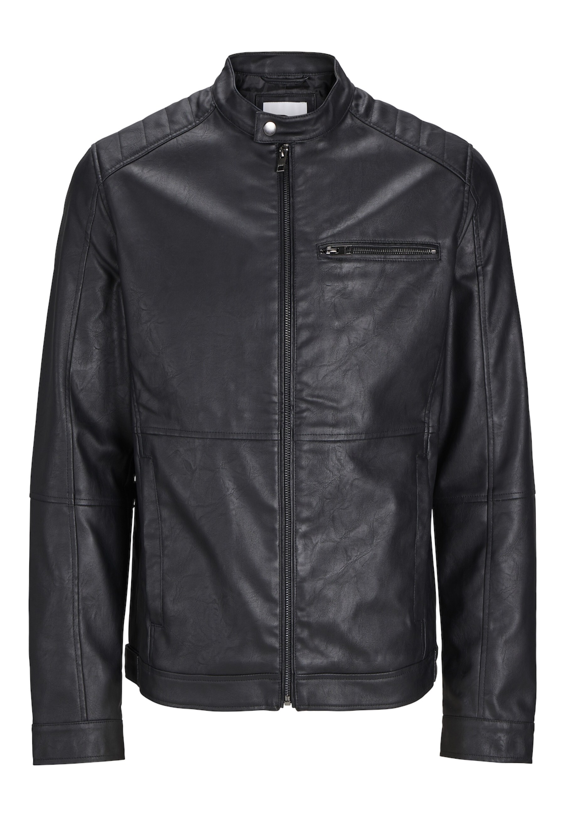 Jack & Jones Kunstlederjacke DYLAN Bikerjacke 