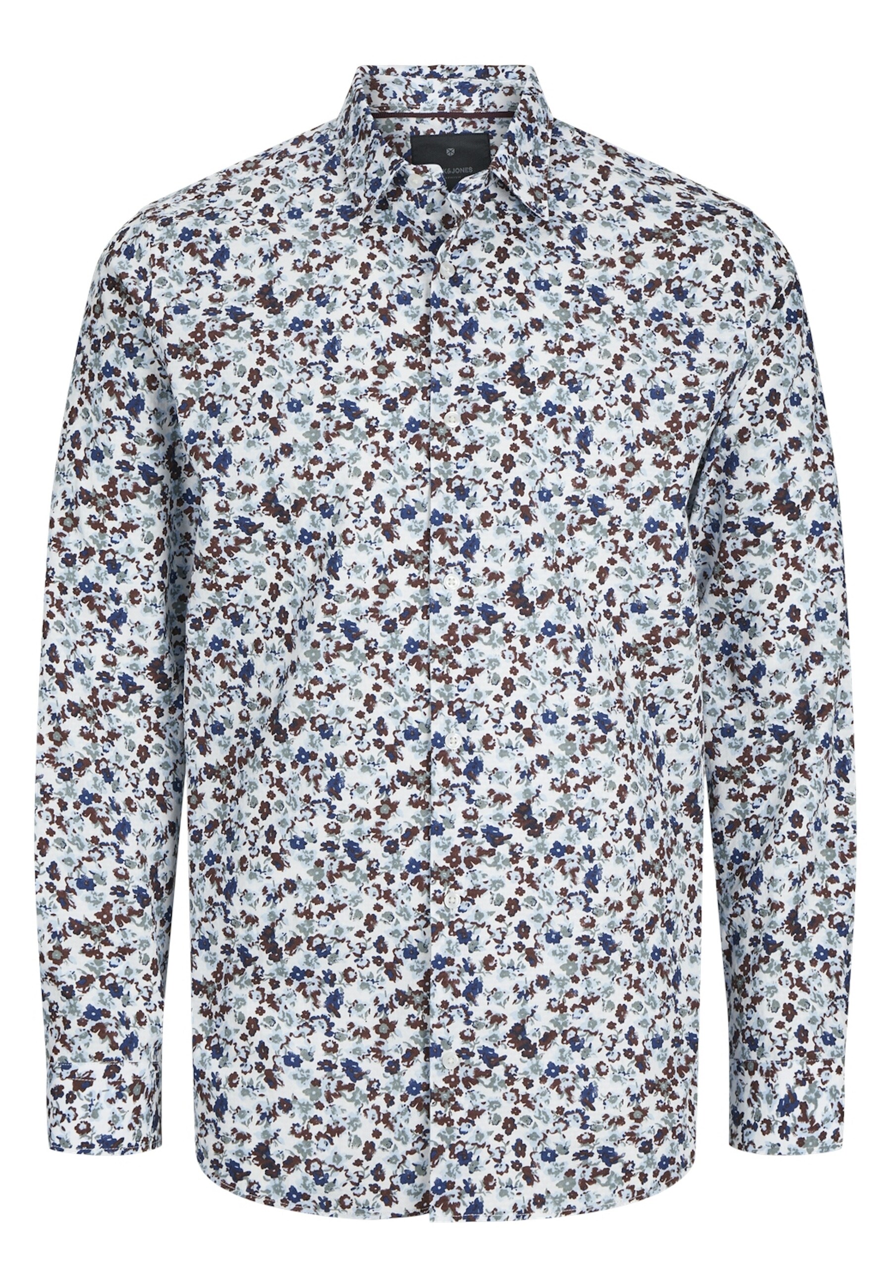 Jack & Jones Hemd LEEDS Langarmhemd 