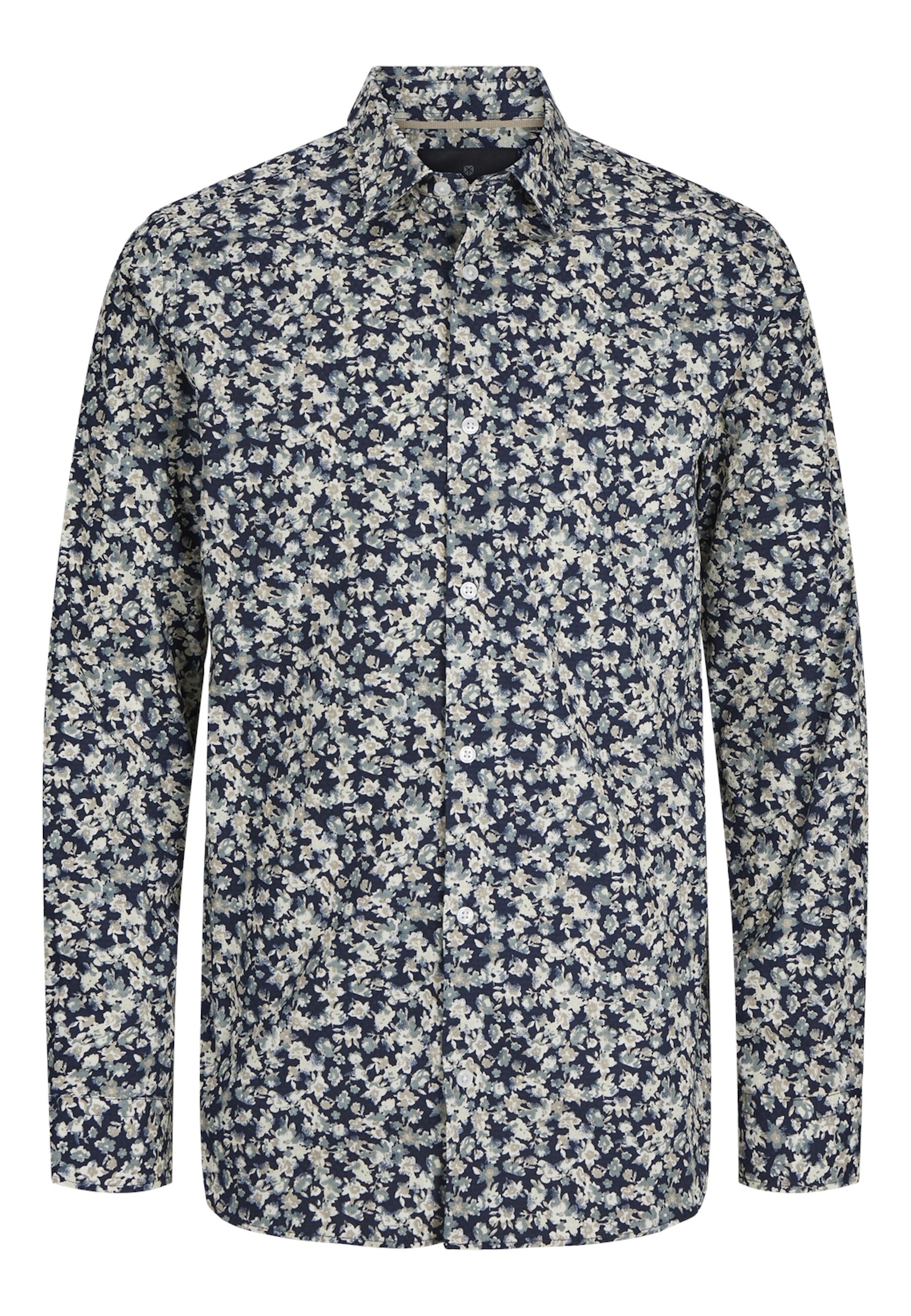 Jack & Jones Hemd LEEDS Langarmhemd 