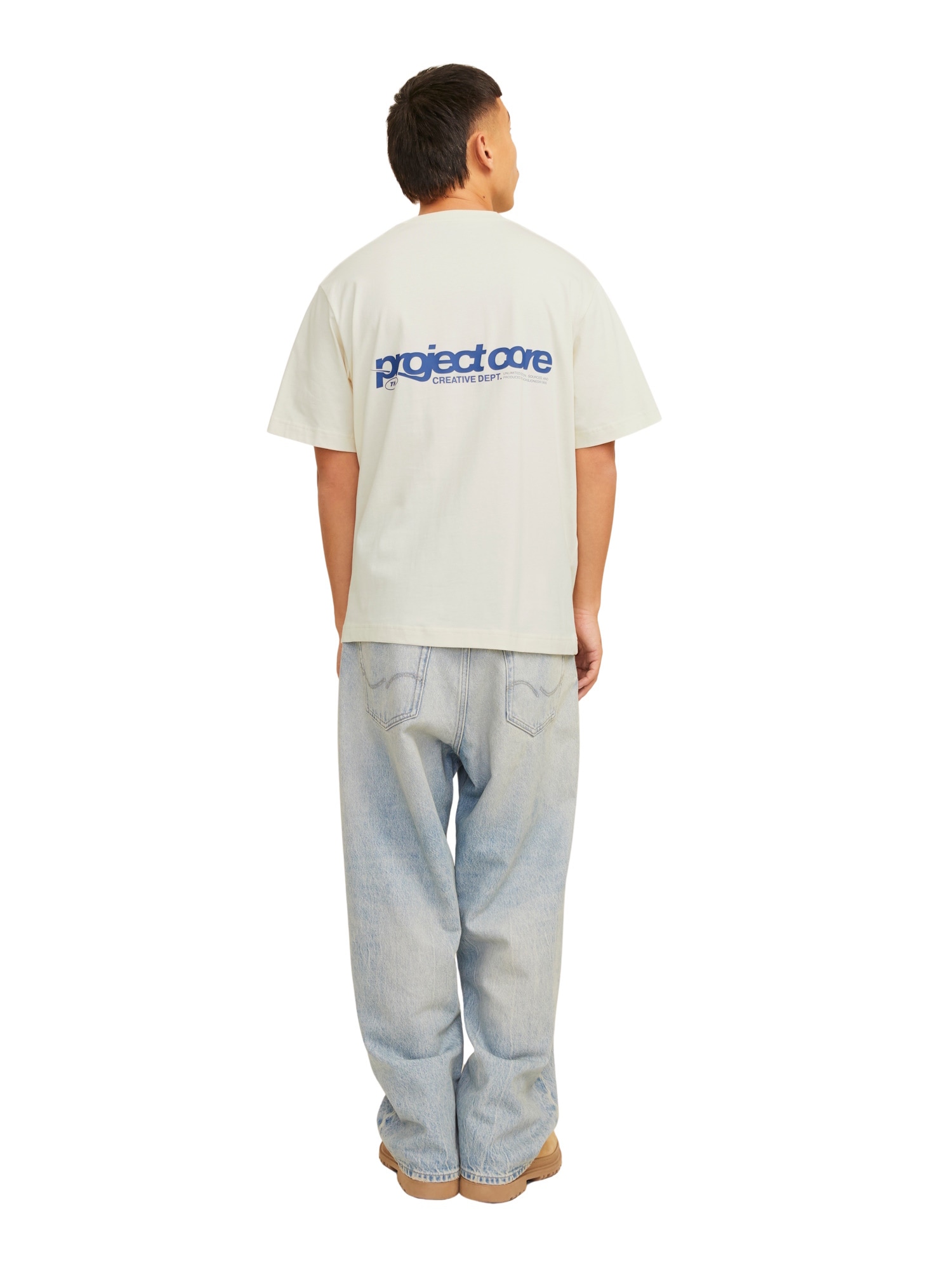 Jack & Jones T-Shirt UNION BACK Kurzarmshirt 