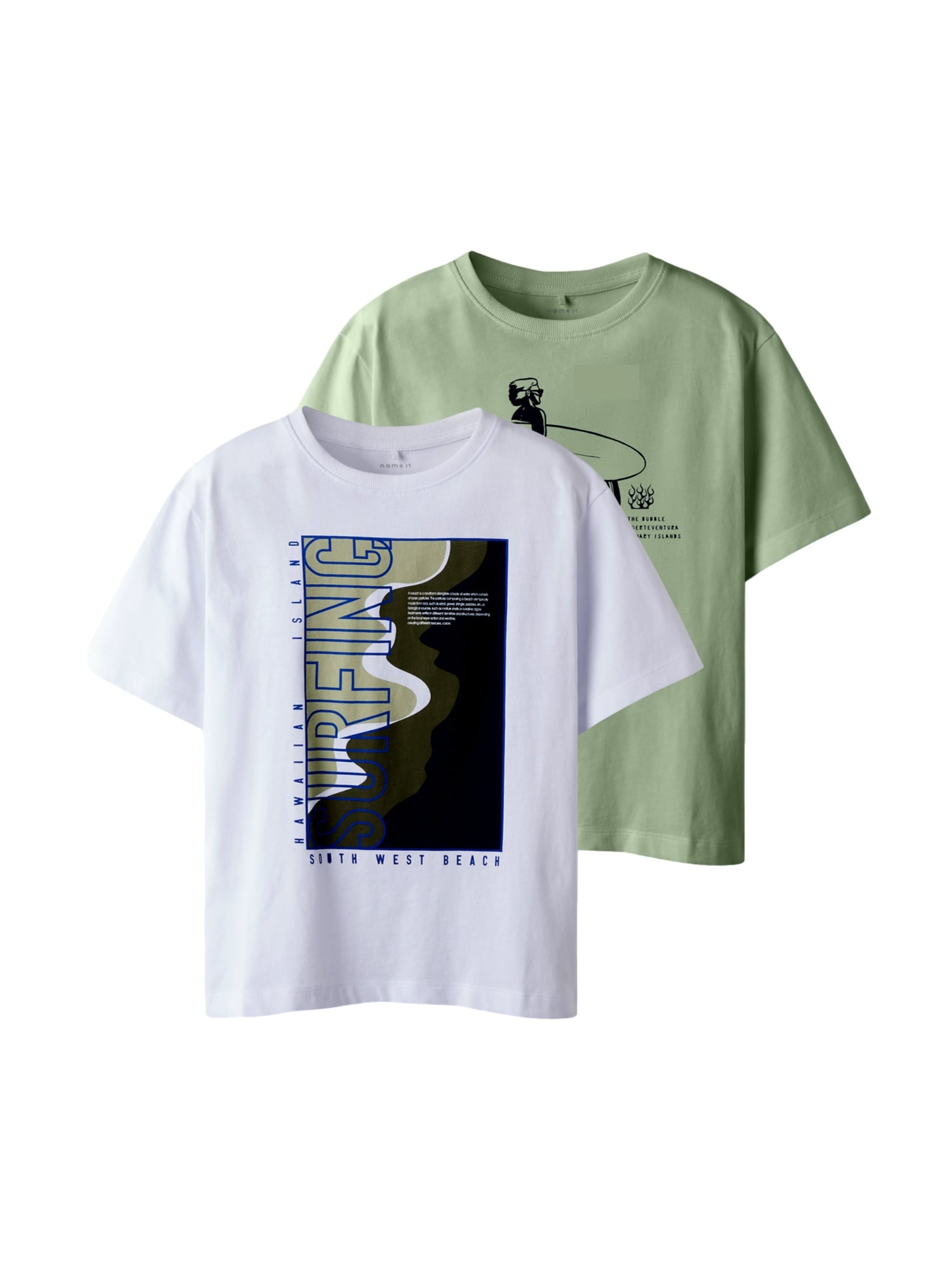 Name It T-Shirt HANSY Kurzarmshirt 2er Pack 