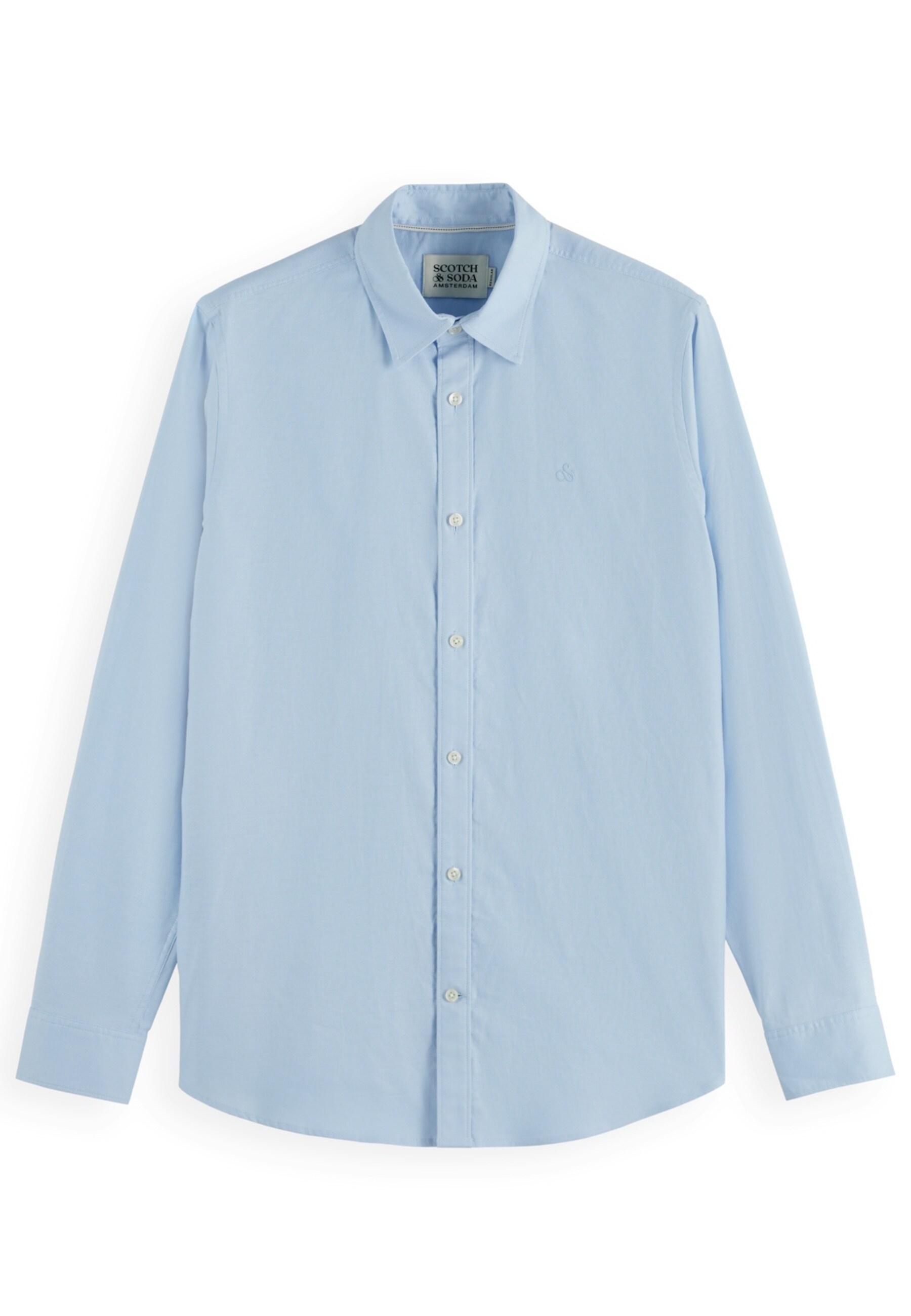 Scotch & Soda Hemd CORE OXFORD SOLID Langarmhemd 