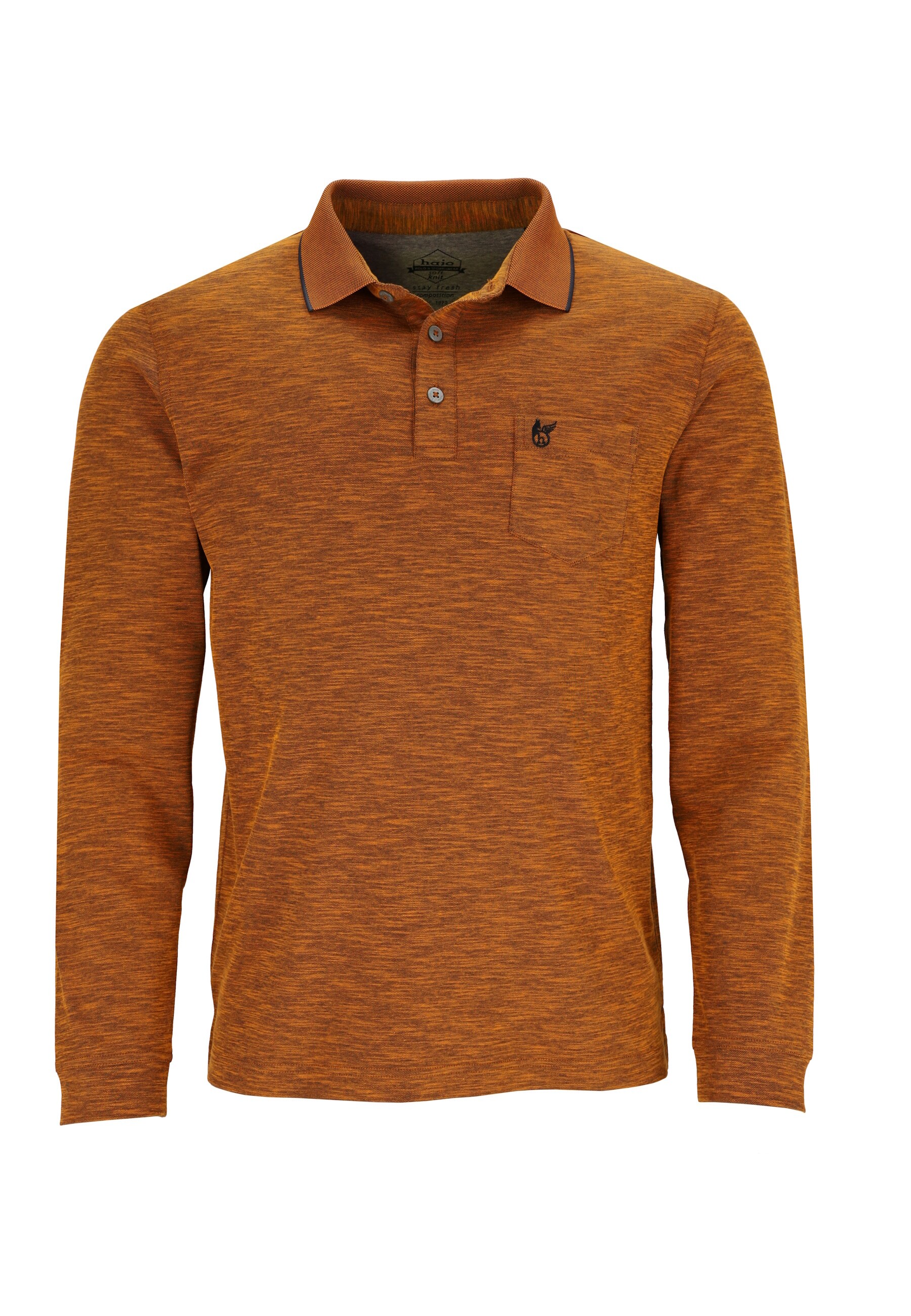 Hajo Poloshirt Softknit Langarmshirt 