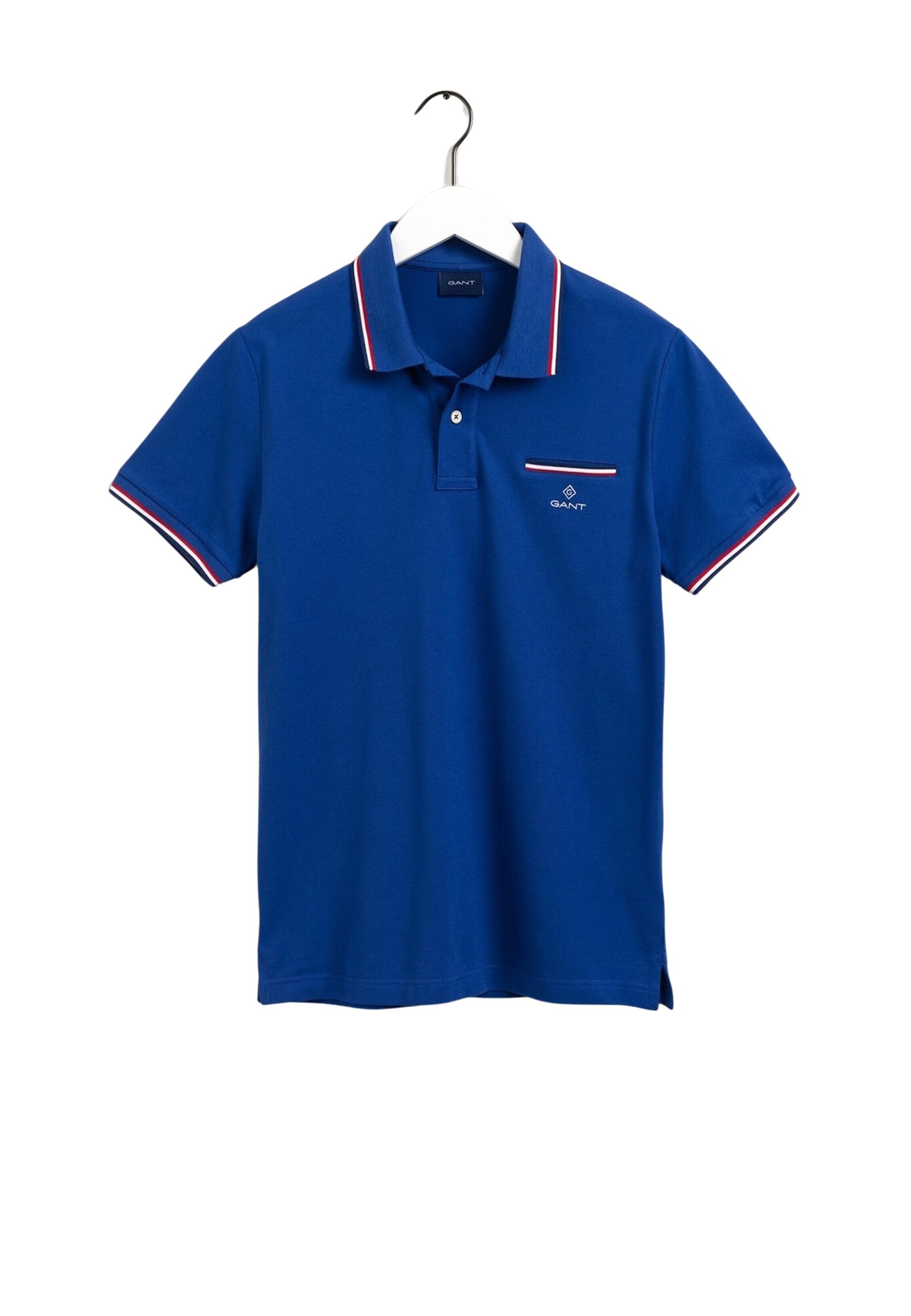 Gant Shirt Piqu&eacute; Rugger Poloshirt mit Kontraststreifen 