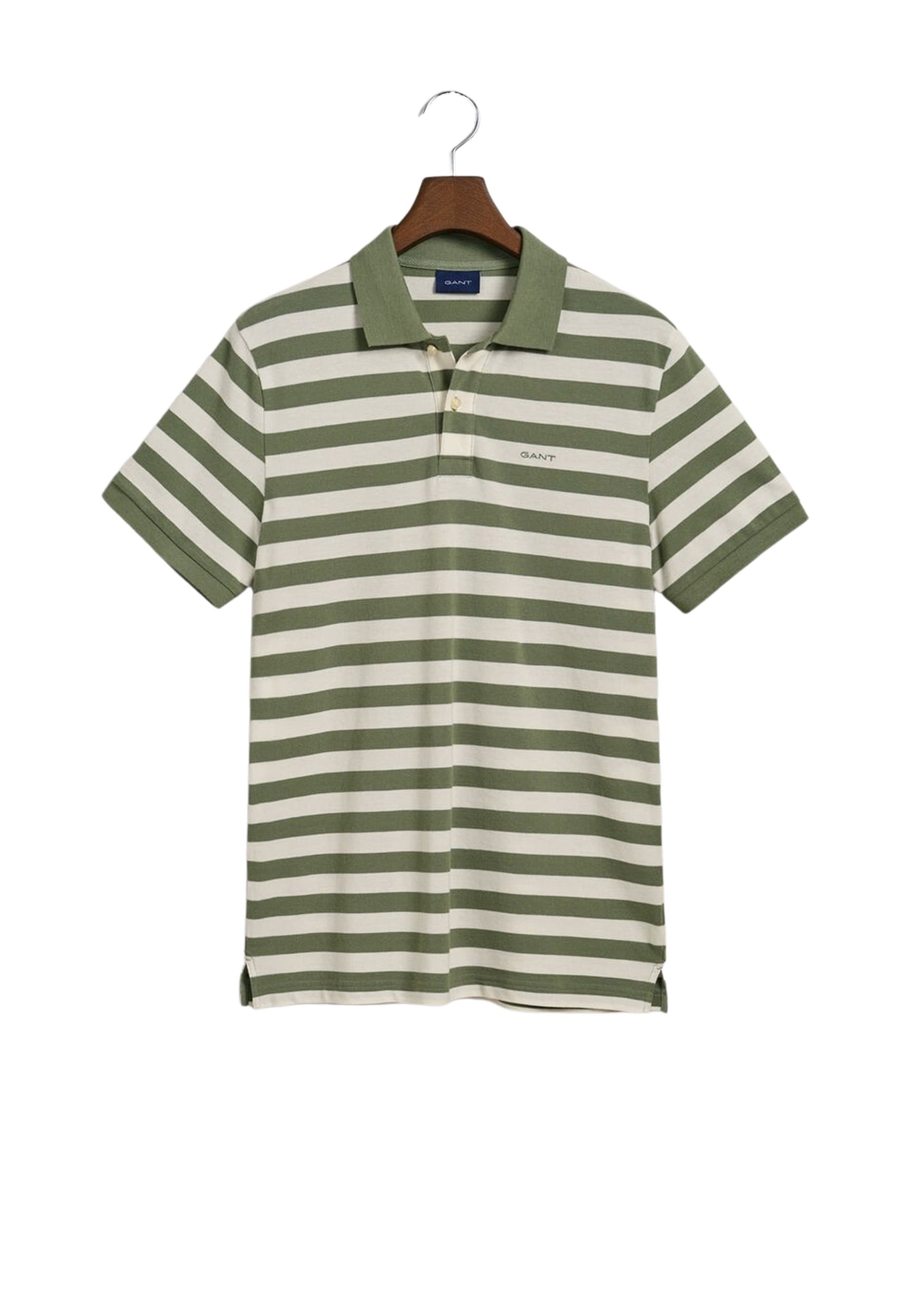 Gant Poloshirt Gestreiftes Pique Polo Kurzarmshirt 