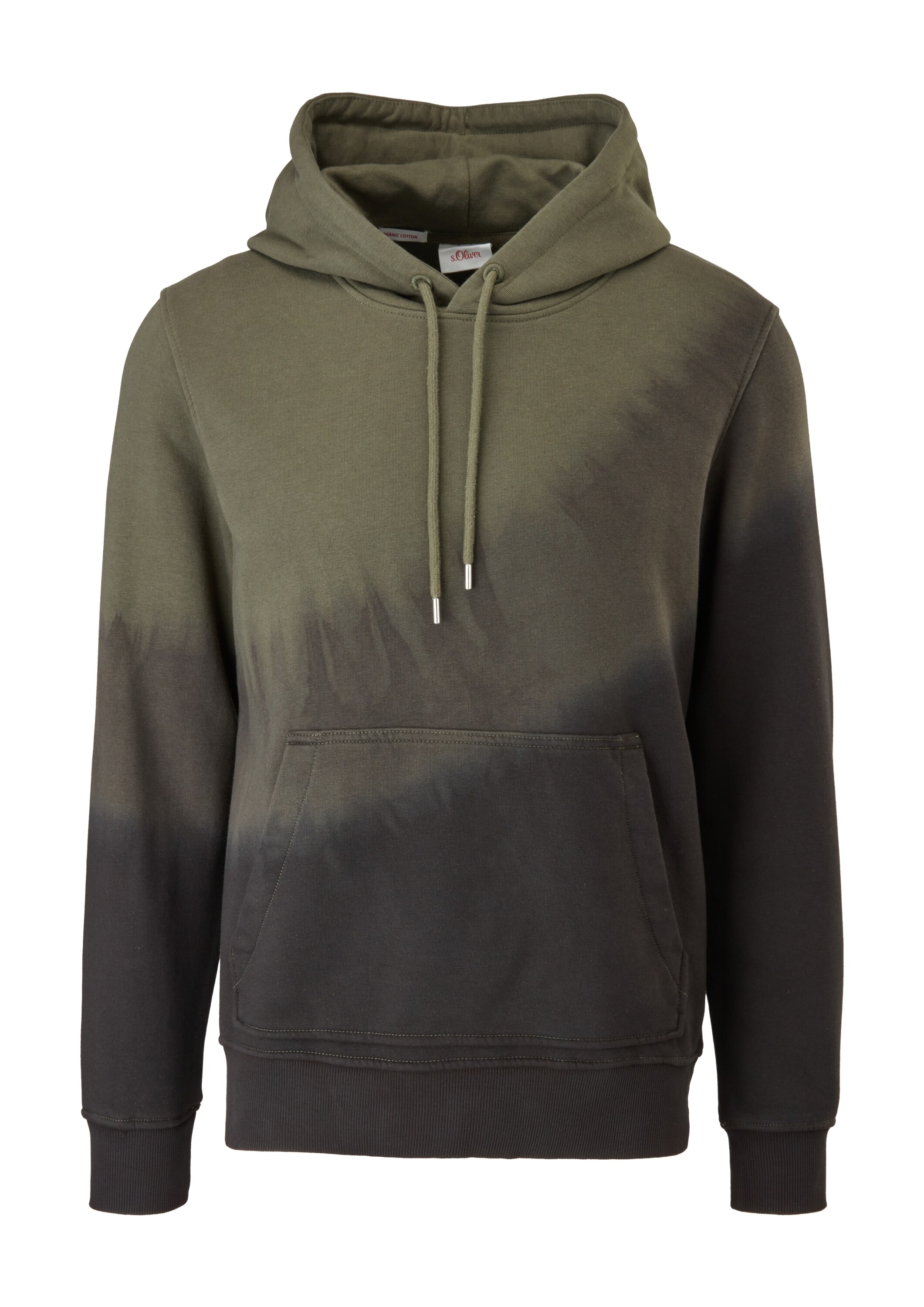 s.Oliver Pullover Weicher Sweater mit Kapuze und Farbverlauf 