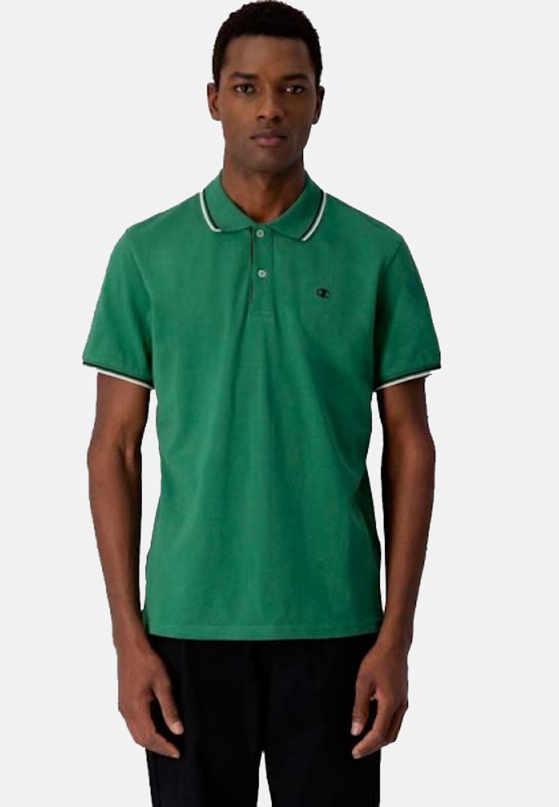 Champion Shirt Kurzarm Poloshirt mit Kragen und Knopfleiste in Regular-fit 
