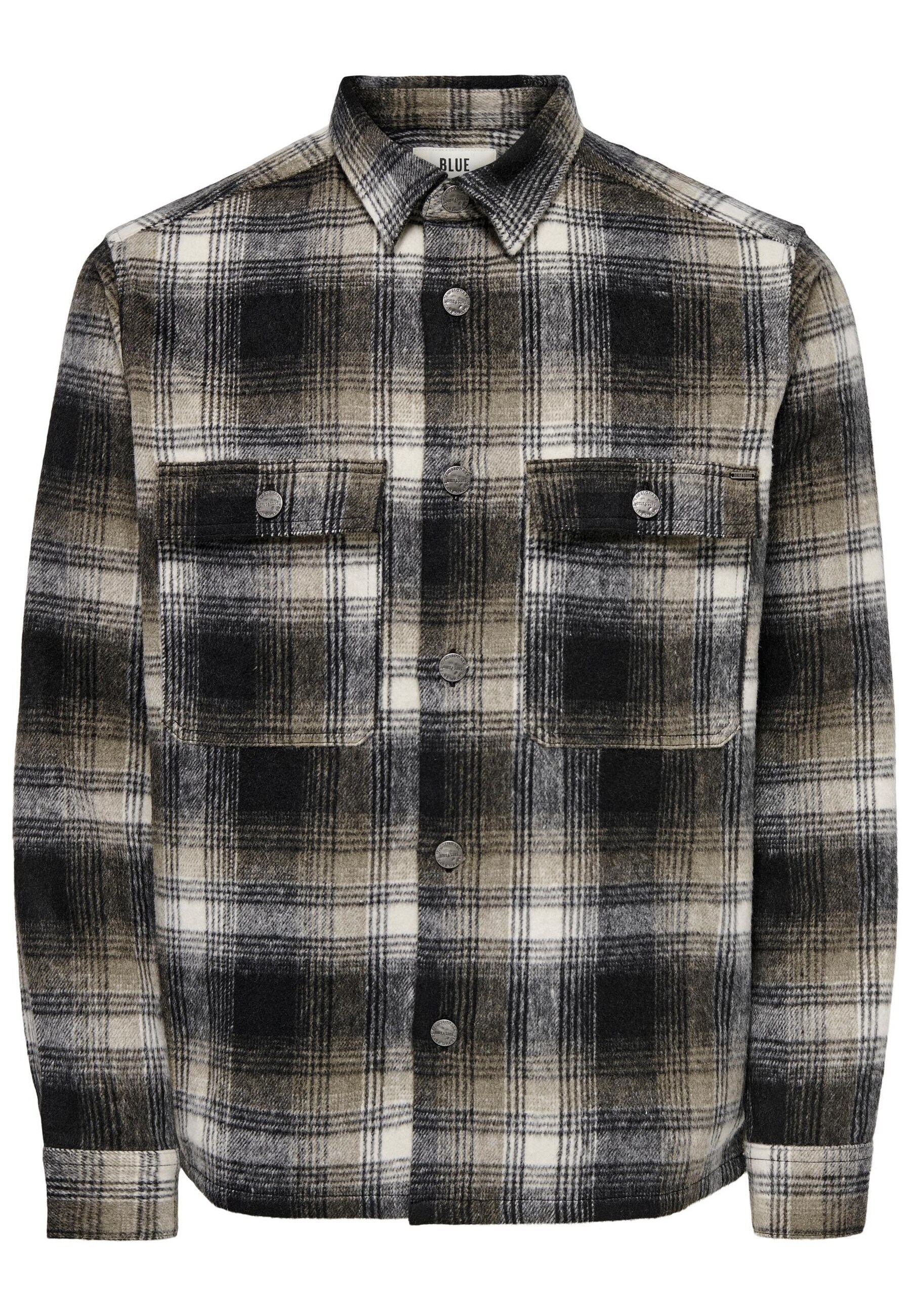 Only & Sons Jacke Leichte &Uuml;bergangsjacke BAZ mit Umlegekragen und seitlichen Eingrifftaschen 