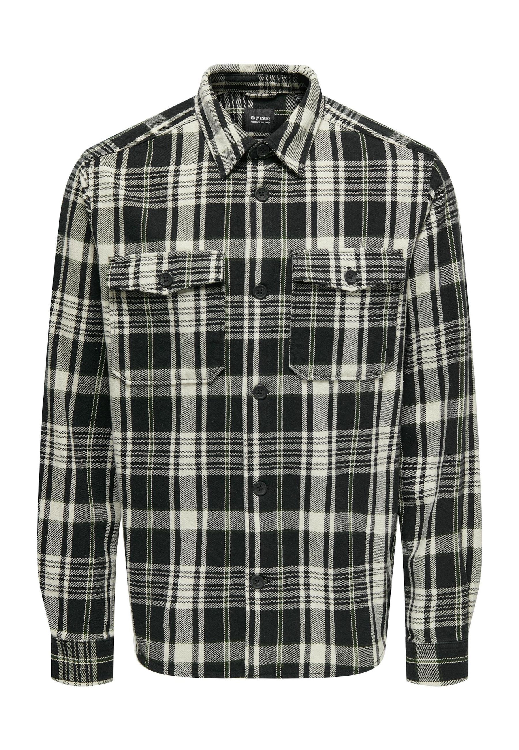 Only & Sons Hemd Milo Langarm-Flanellhemd 