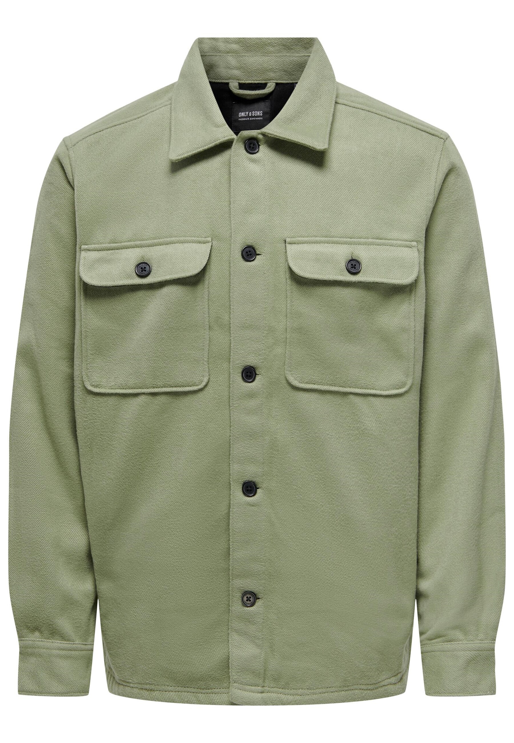 Only & Sons Hemd Langarmhemd SASH mit Kentkragen und aufgesetzten Brusttaschen in lockerer Passform 