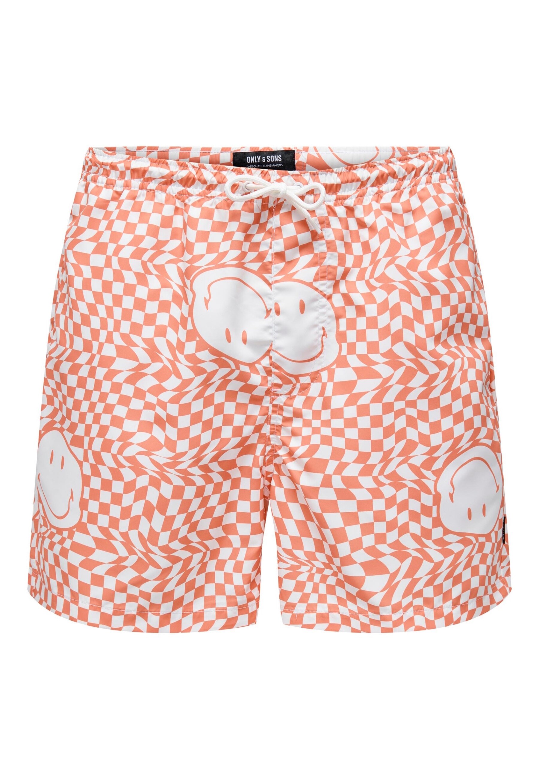 Only & Sons Badehose Bade-Shorts mit elastischem Bund und Tunnelzug 