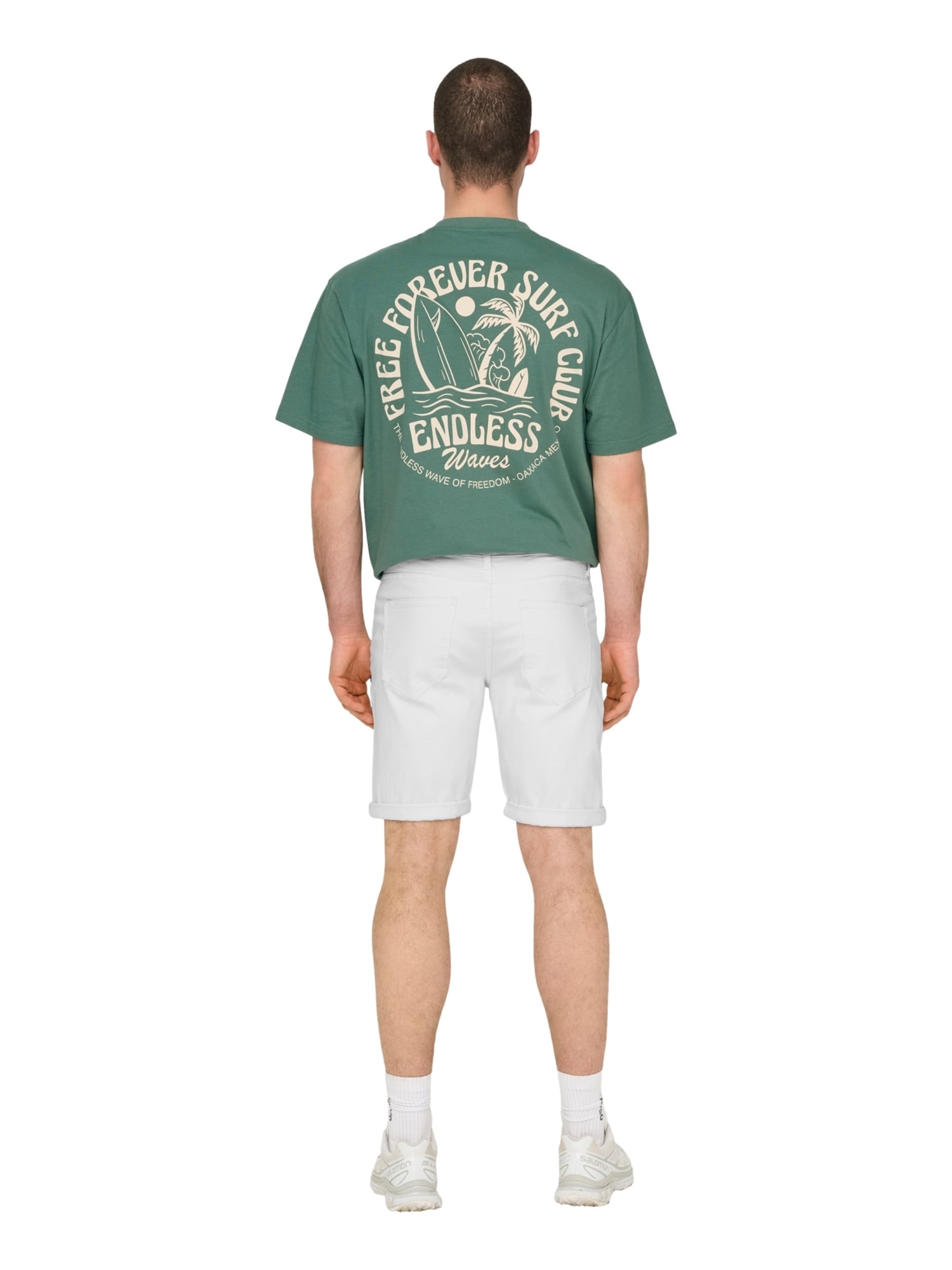 Only & Sons Jeansshorts Ply 9297 AZG kurze Jeanshose 