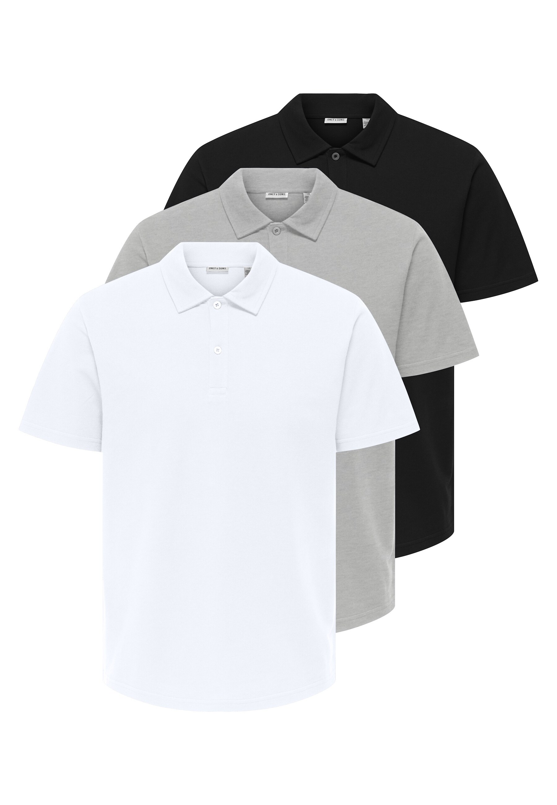 Only & Sons Poloshirt GORDON Kurzarmshirt im Dreierpack 