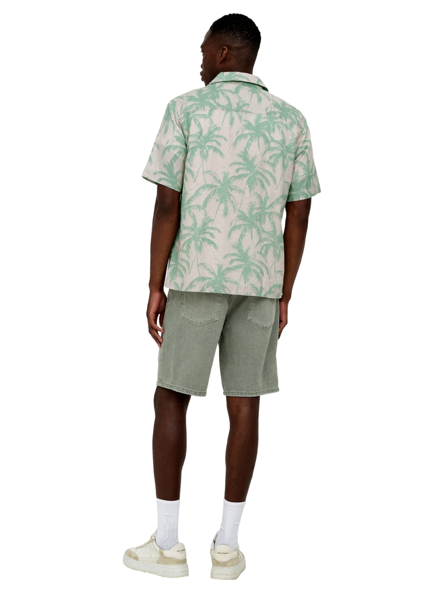 Only & Sons Jeansshorts Edge GREEN 7979 TAI kurze Jeanshose 