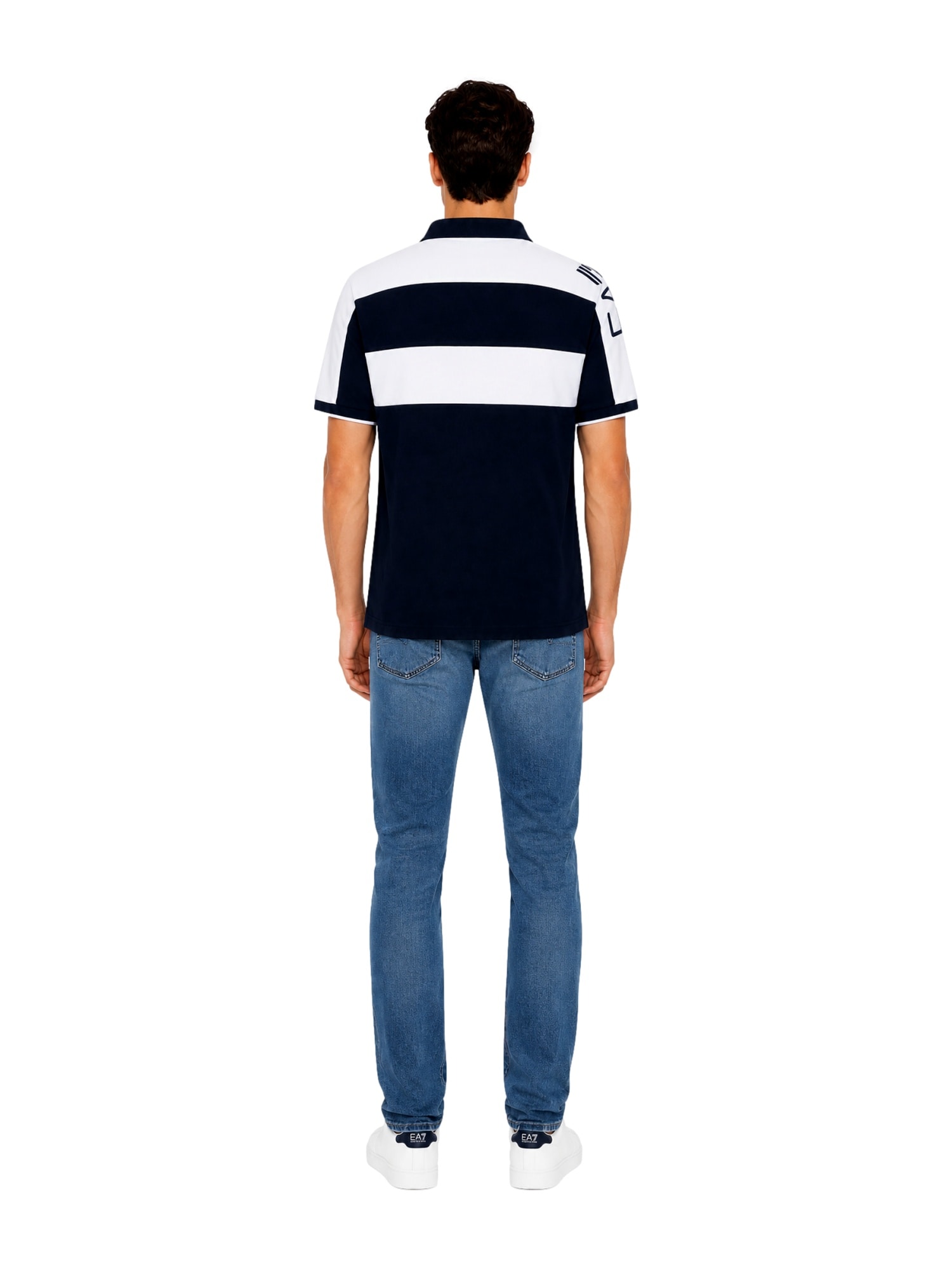 EA7 Emporio Armani Poloshirt Kurzarmshirt mit Polokragen 