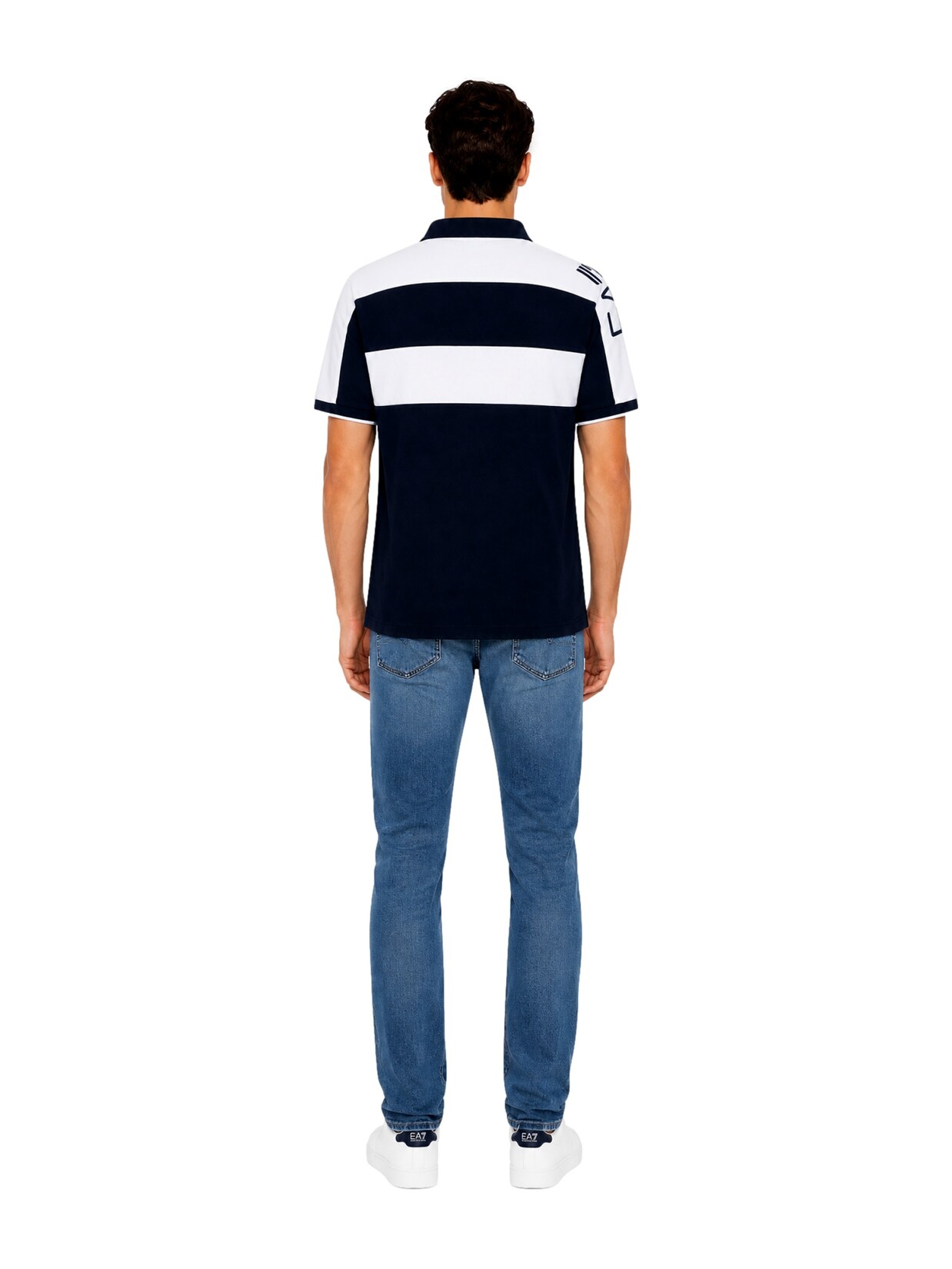 EA7 Emporio Armani Poloshirt Kurzarmshirt mit Polokragen