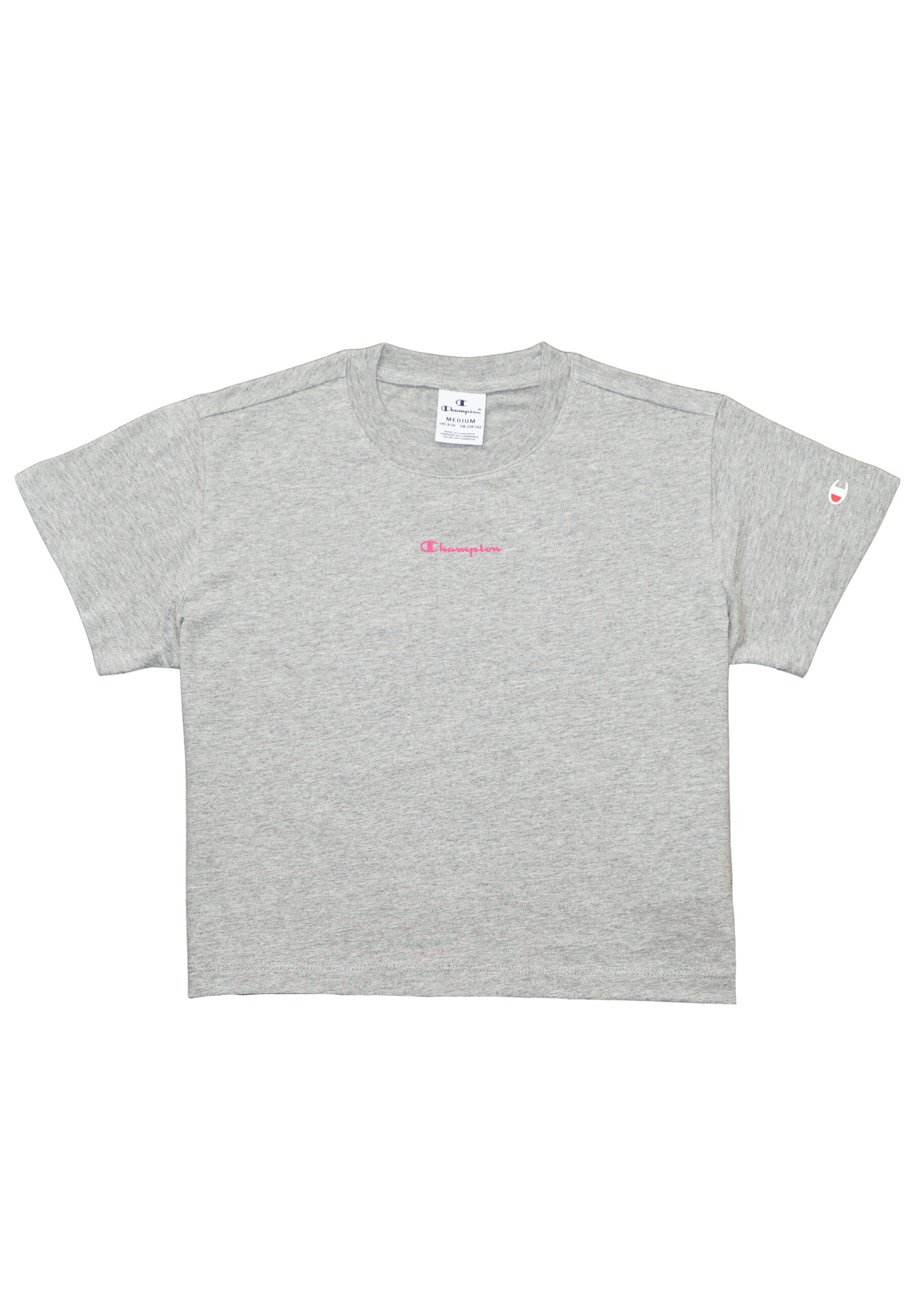 Champion Shirt T-Shirt aus Baumwolle mit Rundhalsausschnitt und Logo-Schriftzug 