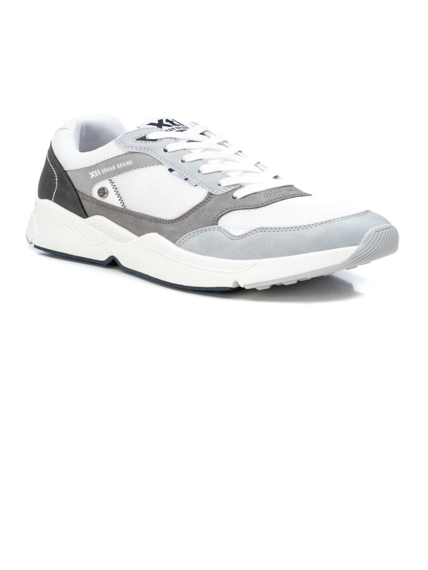 XTI Schuhe Freizeitschuh GREY TEXTILE COMBINED MEN SHOES 