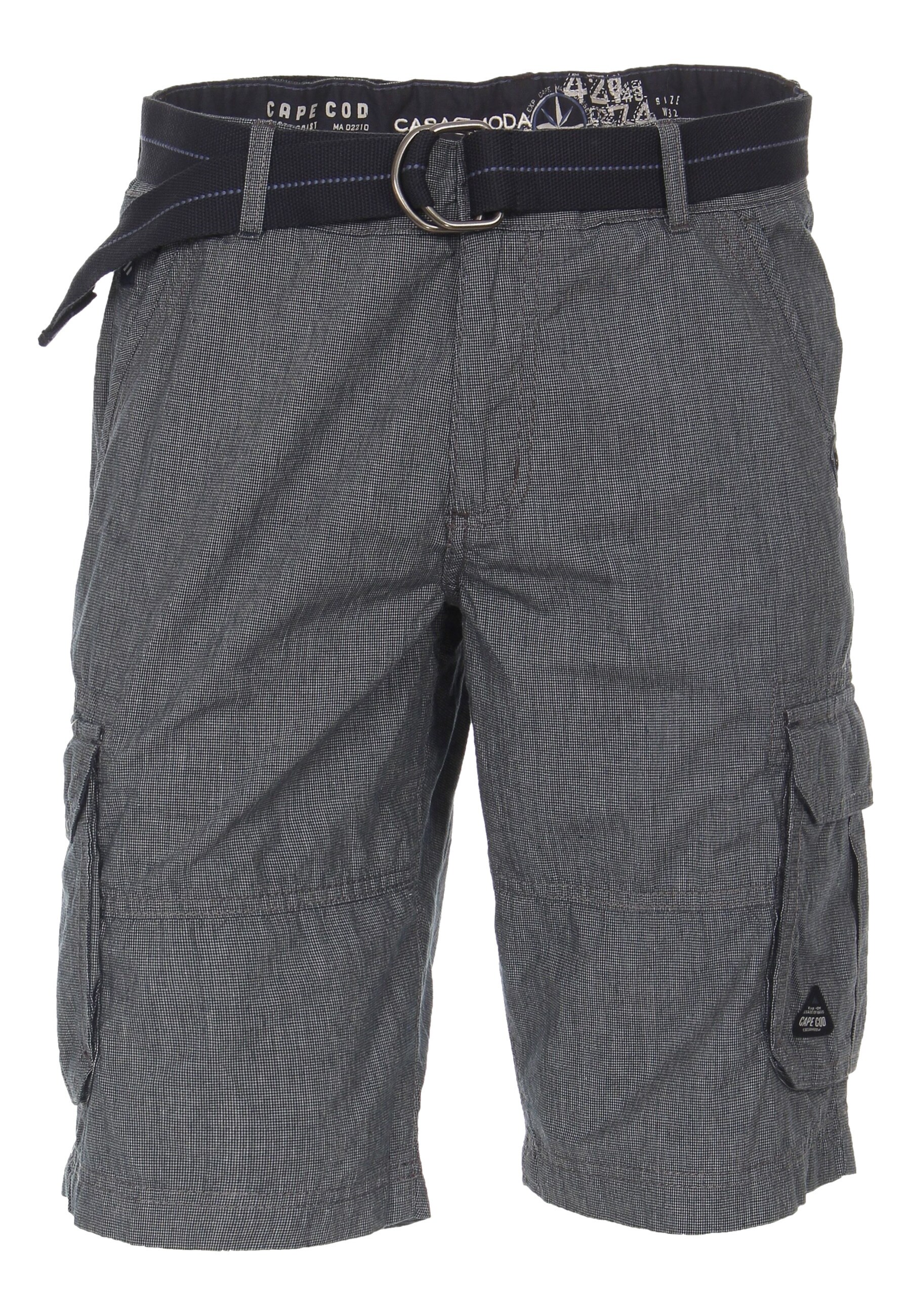 CASA MODA Hose Cargo-Bermuda mit G&uuml;rtel und seitlichen Taschen 