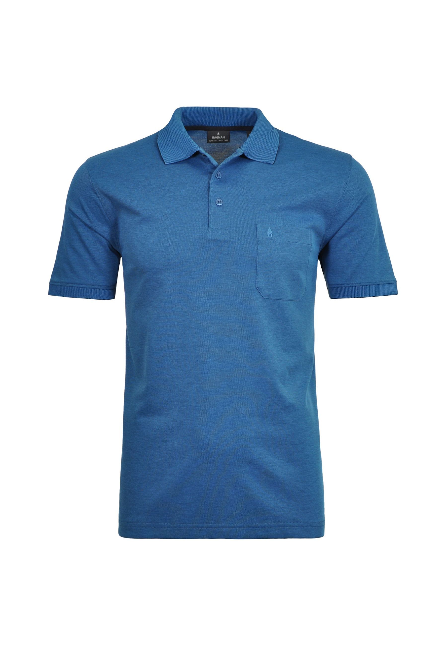 Ragman Poloshirt Kurzarmshirt mit Polokragen 