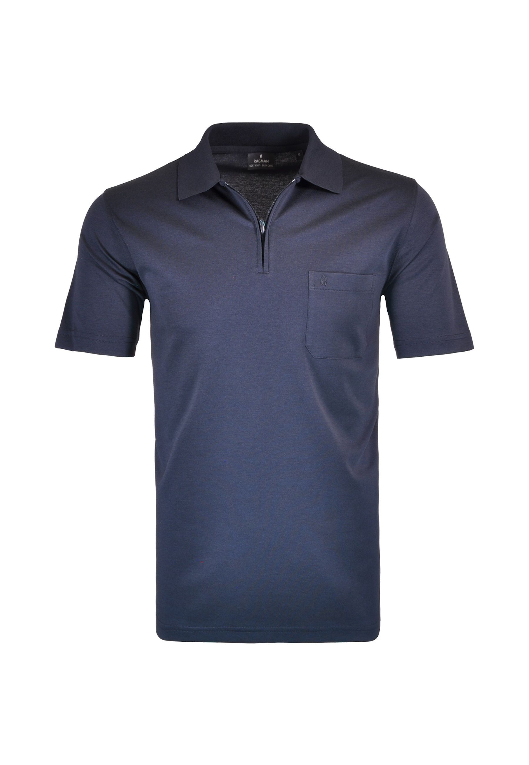 Ragman Poloshirt Kurzarmshirt mit Polokragen 