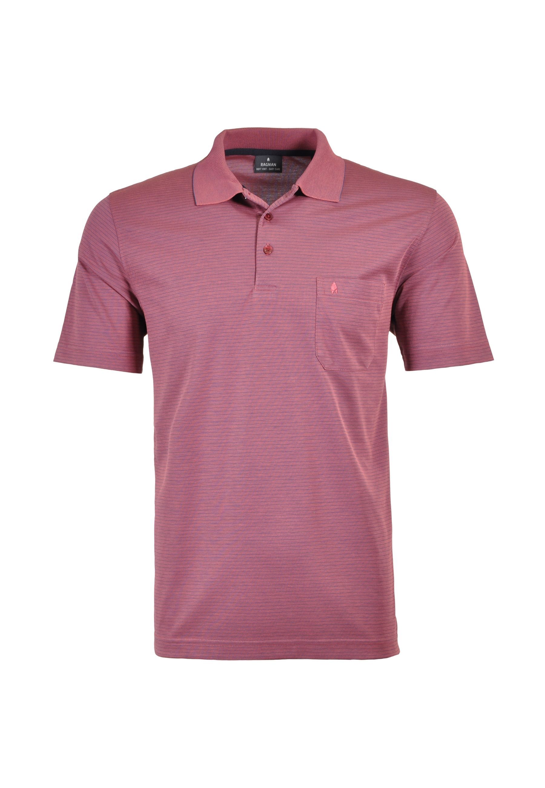 Ragman Poloshirt Kurzarmshirt mit Polokragen 