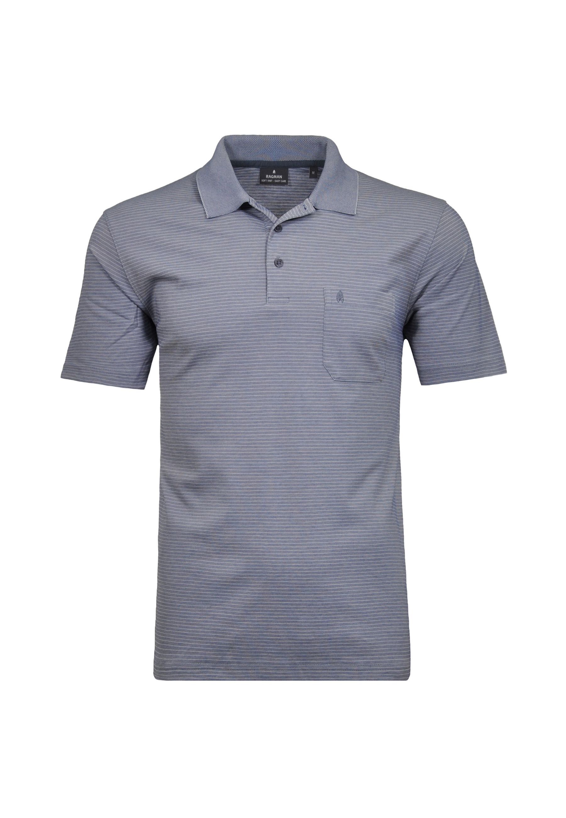 Ragman Poloshirt Kurzarmshirt mit Polokragen 