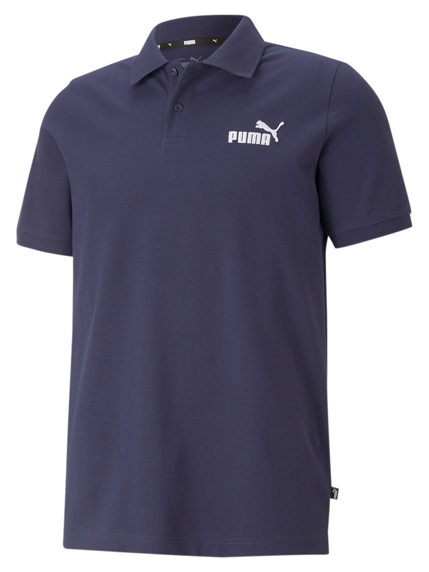 Puma Poloshirt Essentials Polo Kurzarmshirt mit Logo-Print 