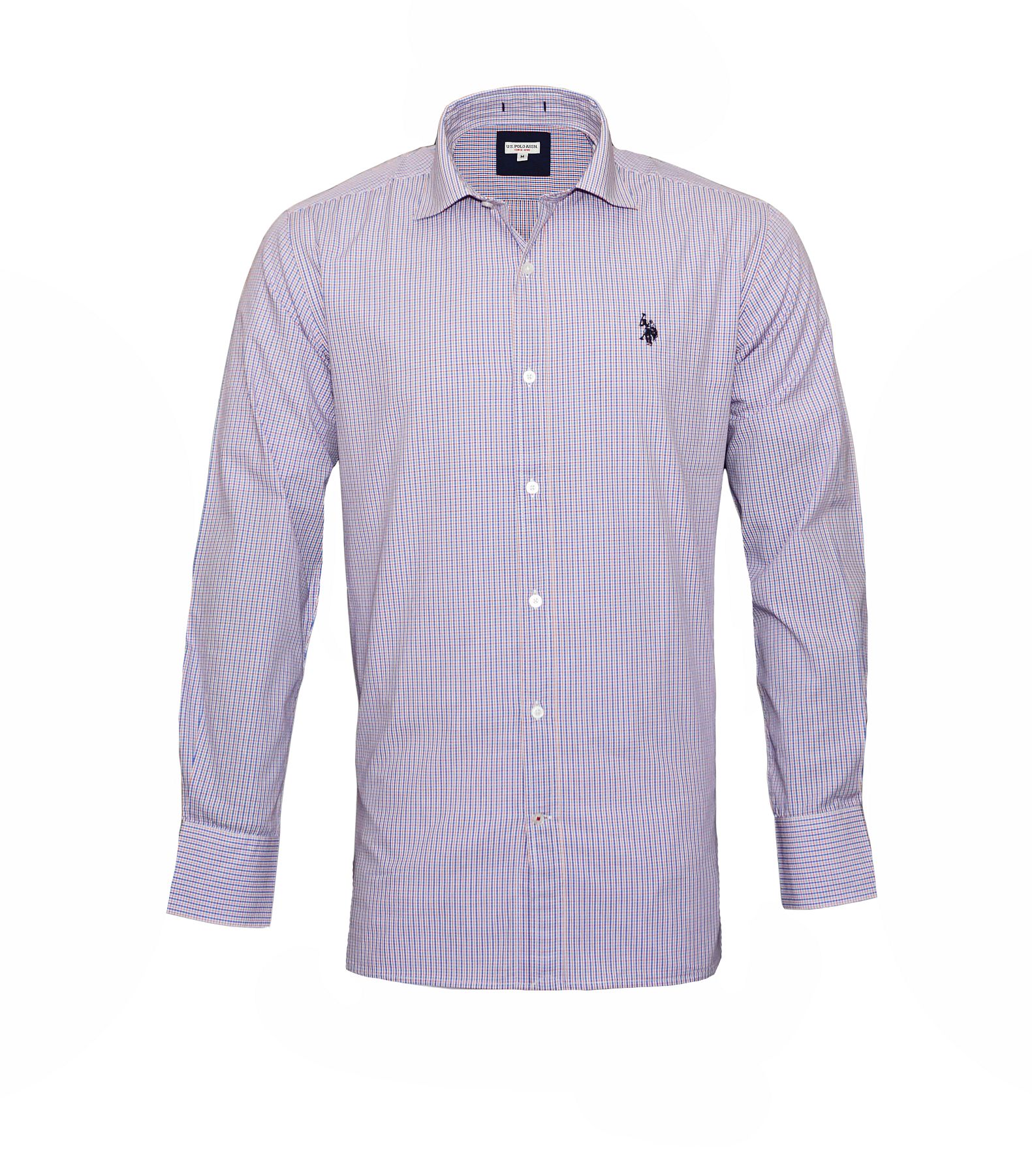 U.S. POLO Hemd Popline Langarmhemd Button Down Shirt 
