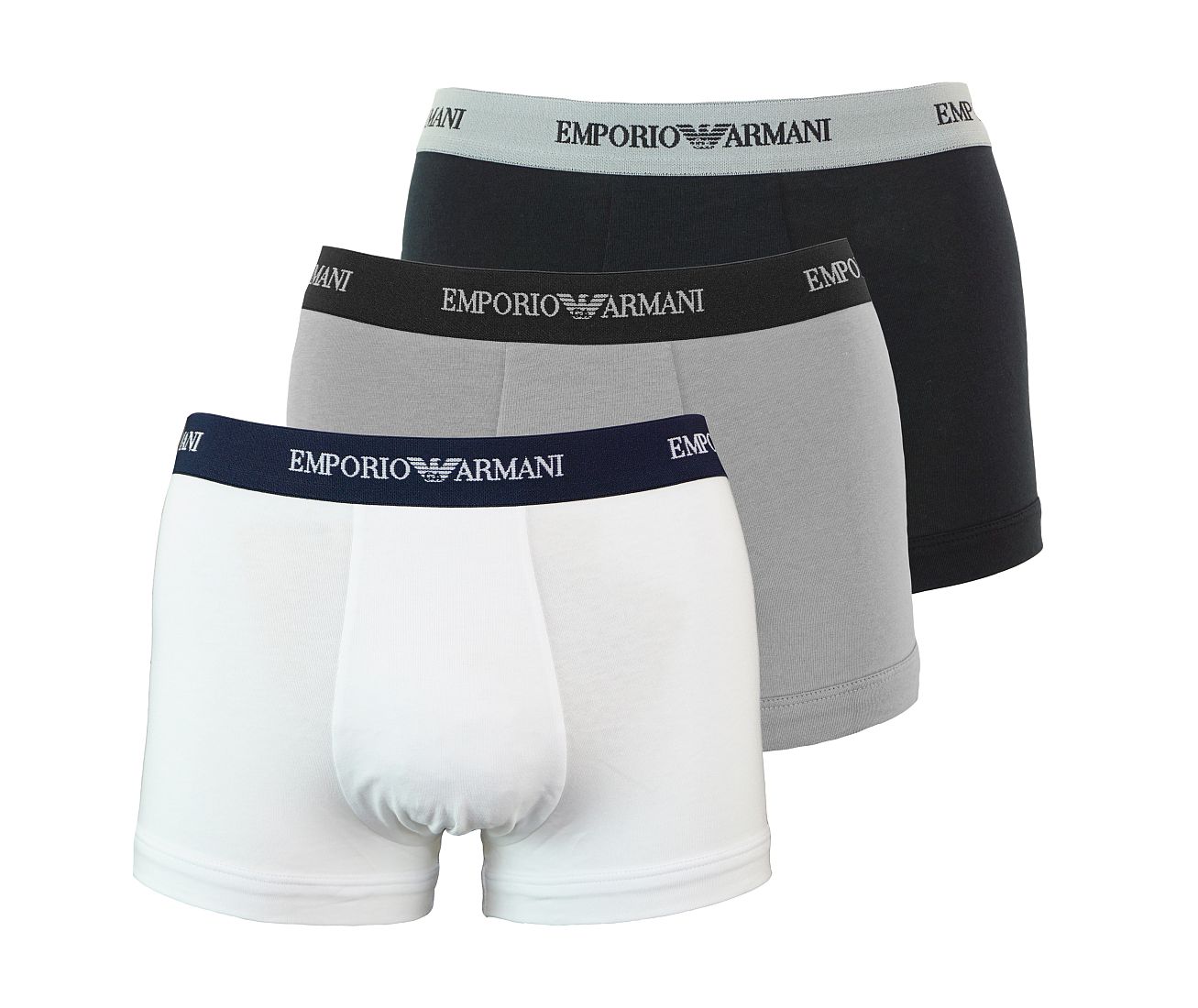 Emporio Armani Unterw&auml;sche 3er Pack Trunk Unterhosen Herrenshorts 