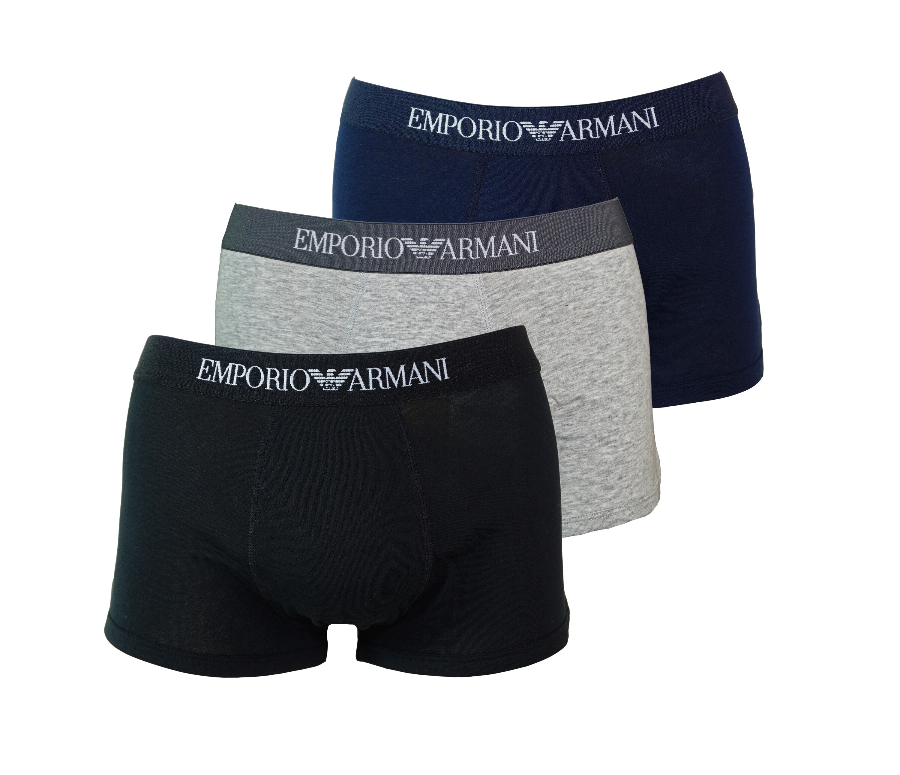 Emporio Armani Unterw&auml;sche 3er Pack Trunk Unterhosen Herrenshorts 